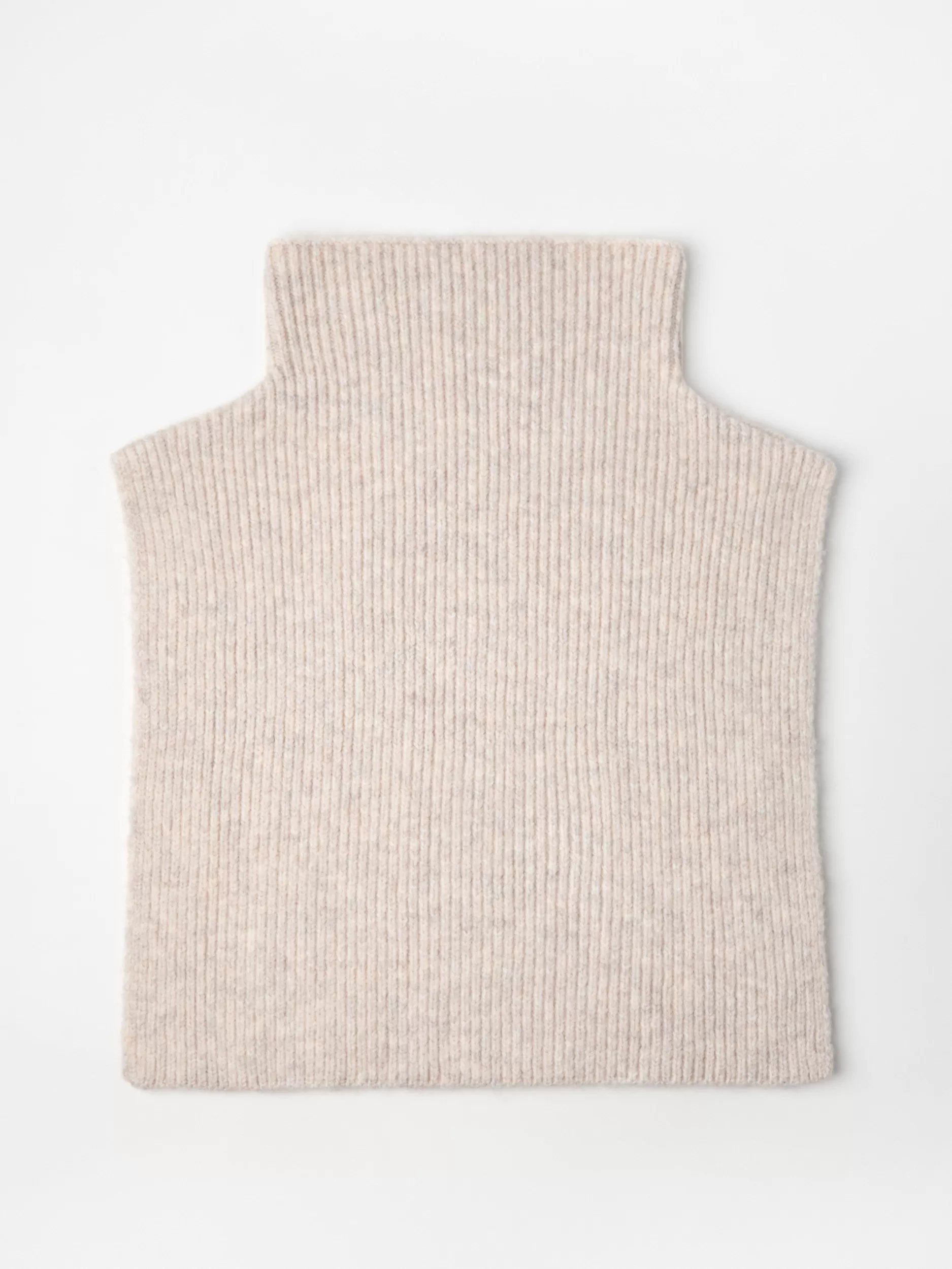 Lindex Accessories<Ribbestrikket Hoyhalset Krage Light Beige