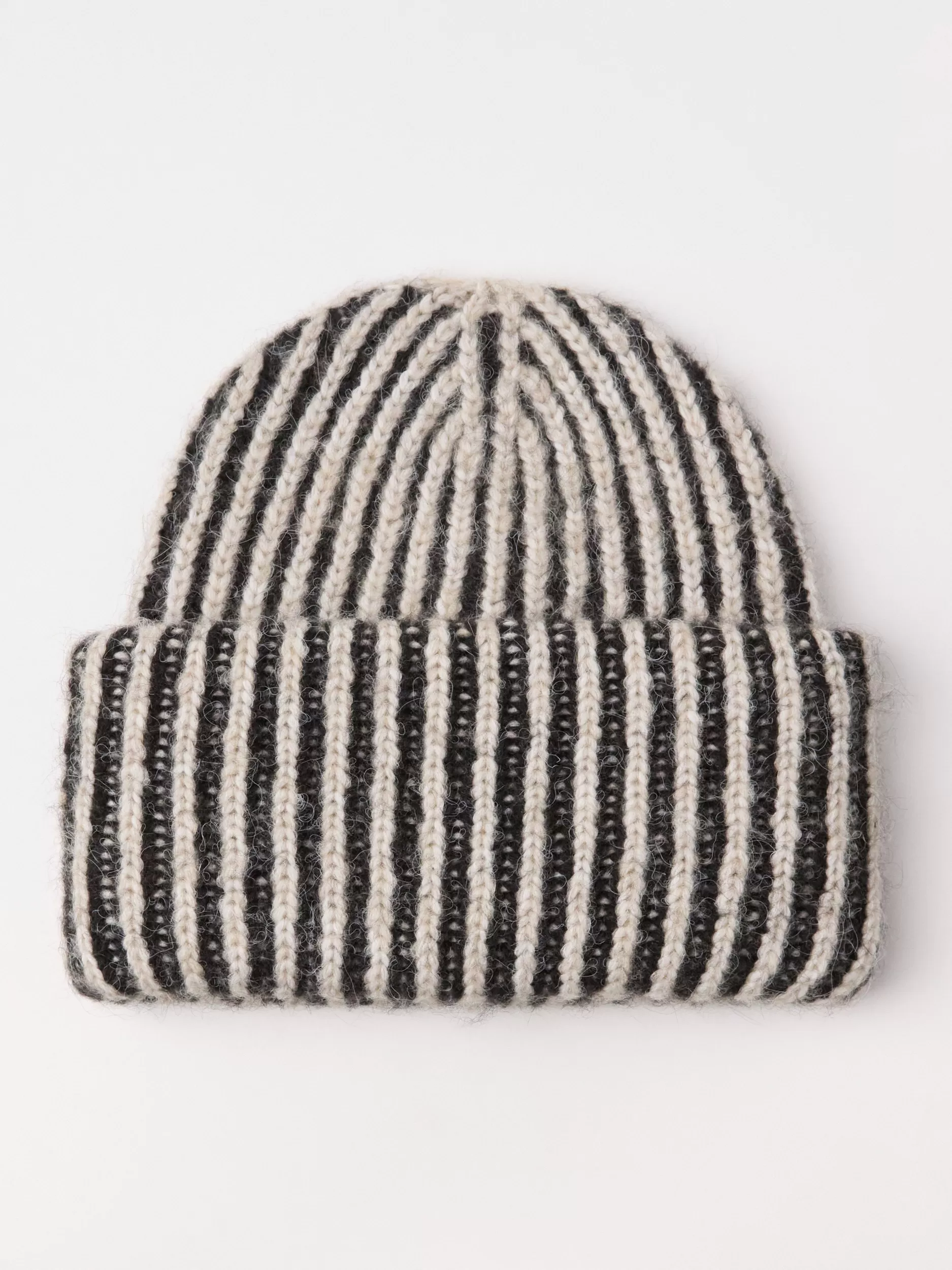 Lindex Accessories<Ribbestrikket Lue Til Dame Dark Grey