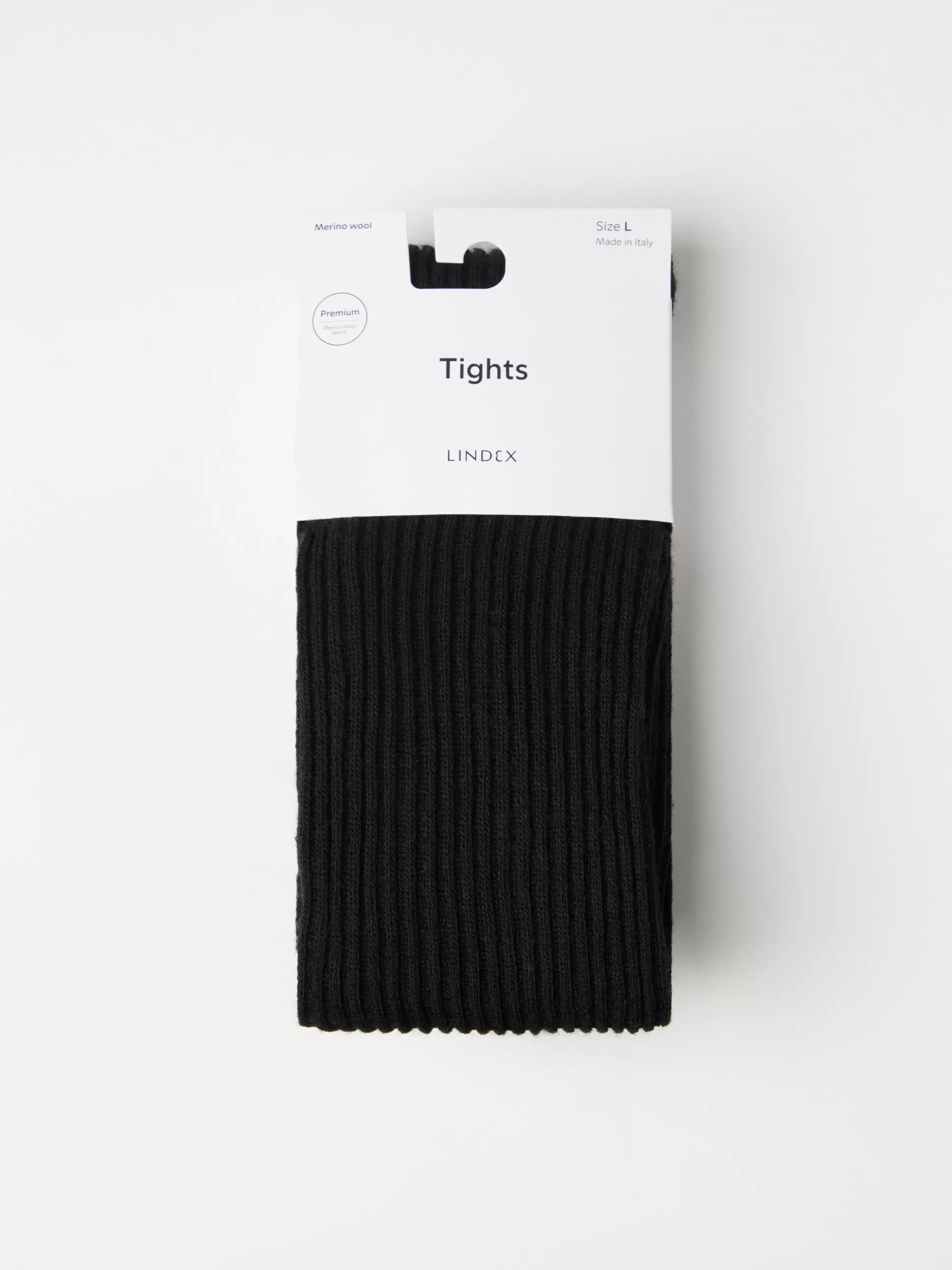 Lindex Strømpebukser Og Leggings<Ribbestrikket Strompebukse I Ullblanding Black