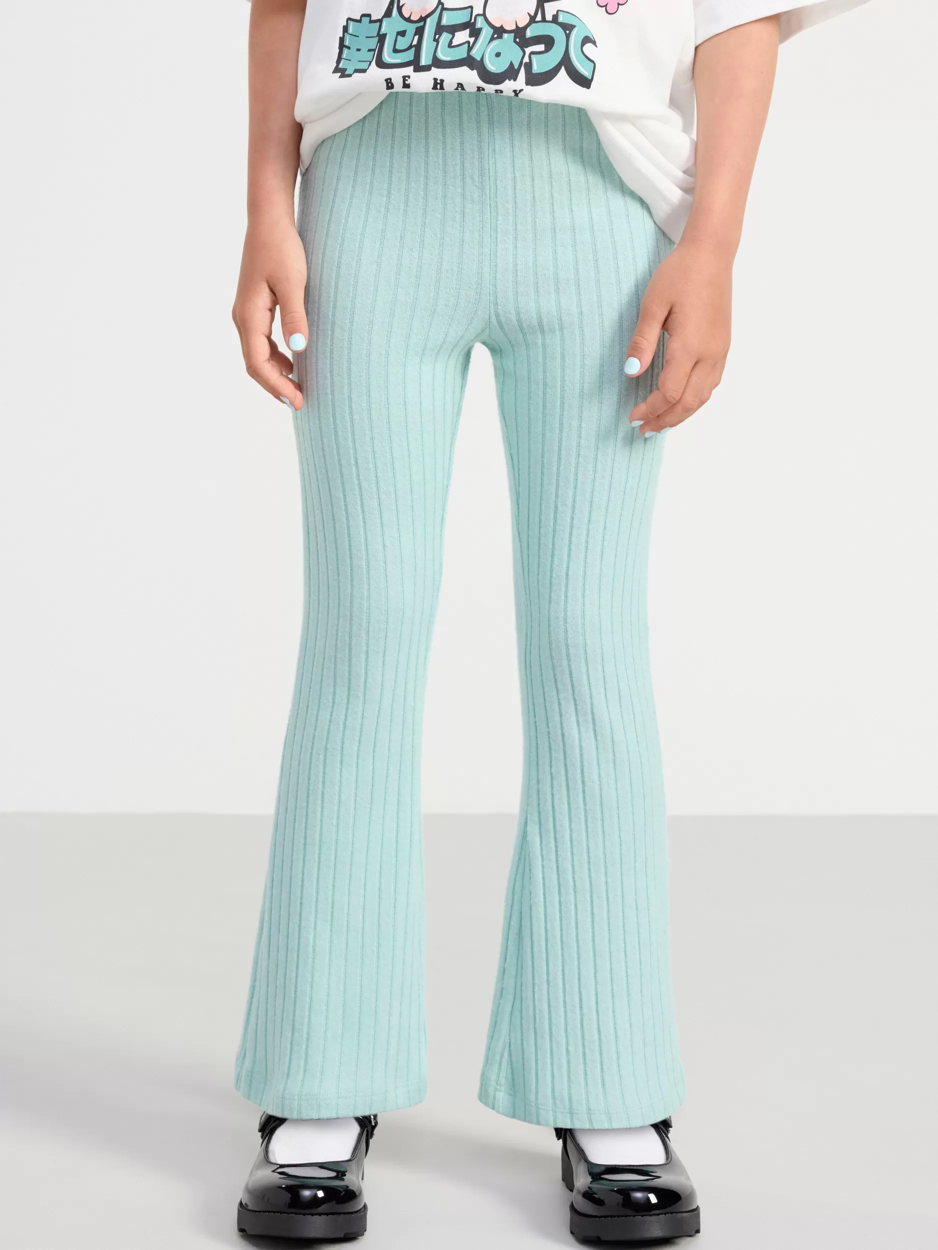Lindex Bukser & Leggings<Ribbestrikket, Utsvinget Leggings Dusty Aqua