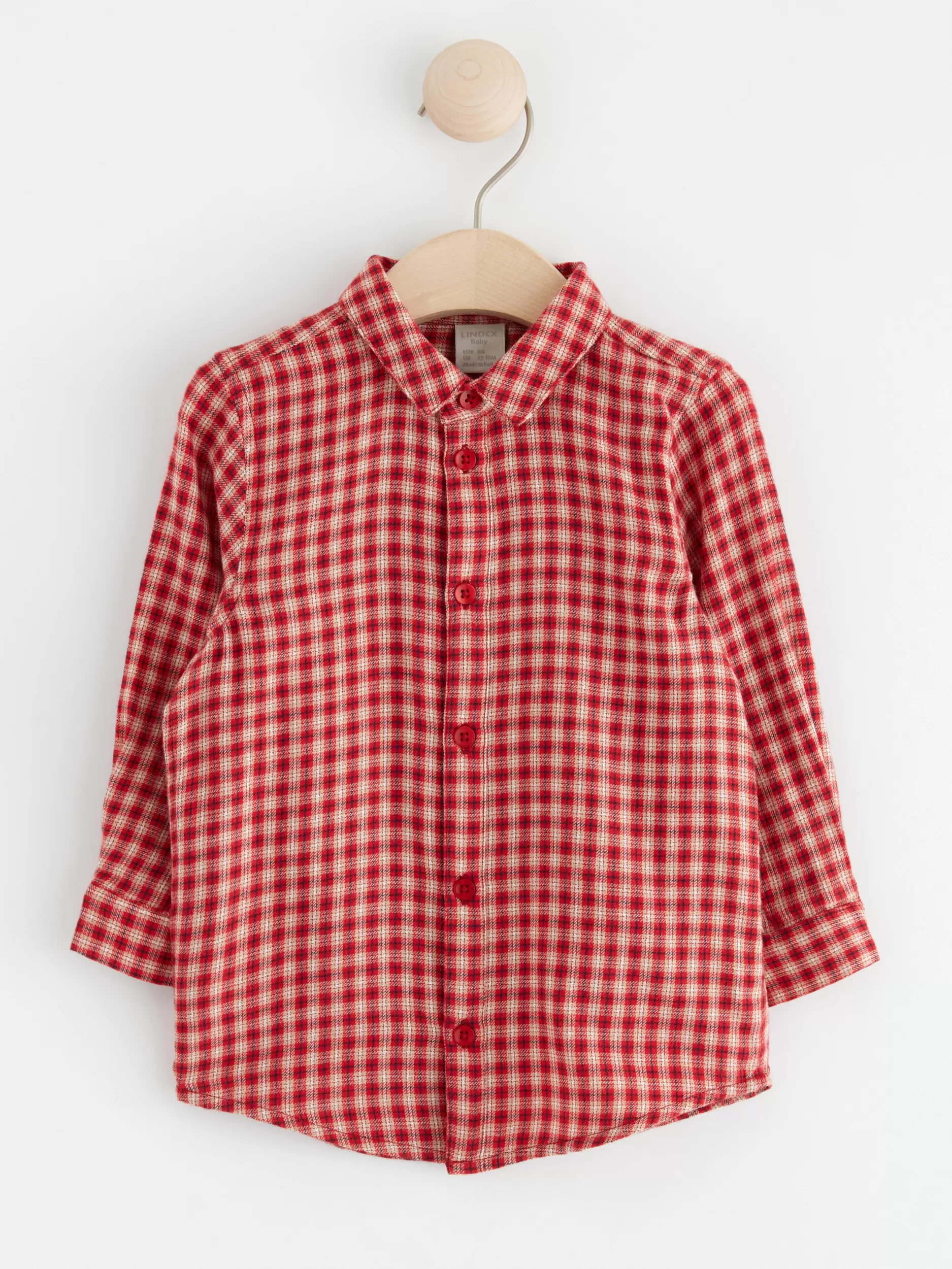 Lindex Skjorter & Bluser<Rutete Skjørte Red