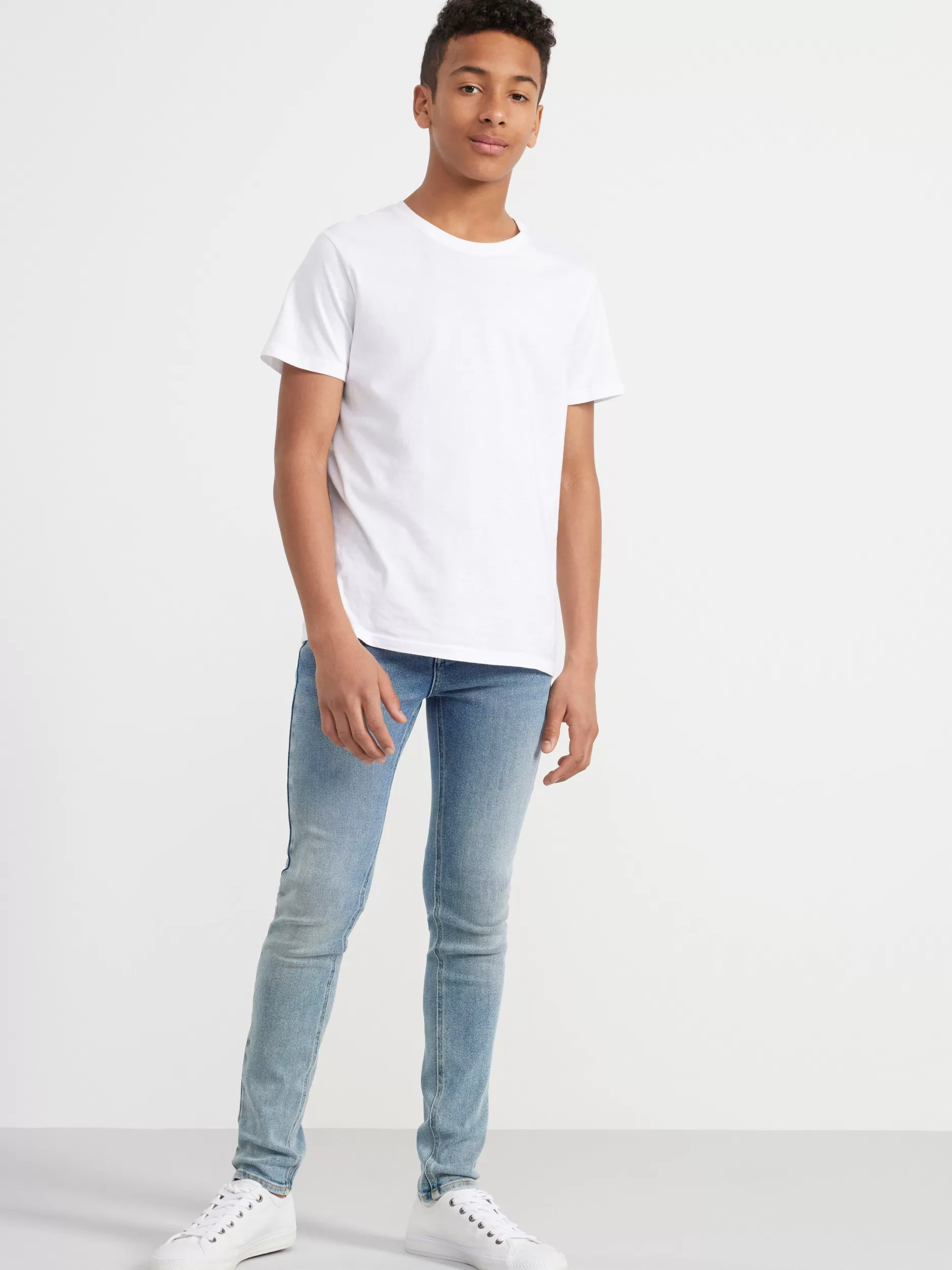 Lindex Jeans<Sam Smal, Superelastisk Jeans Med Normalt Liv Denim