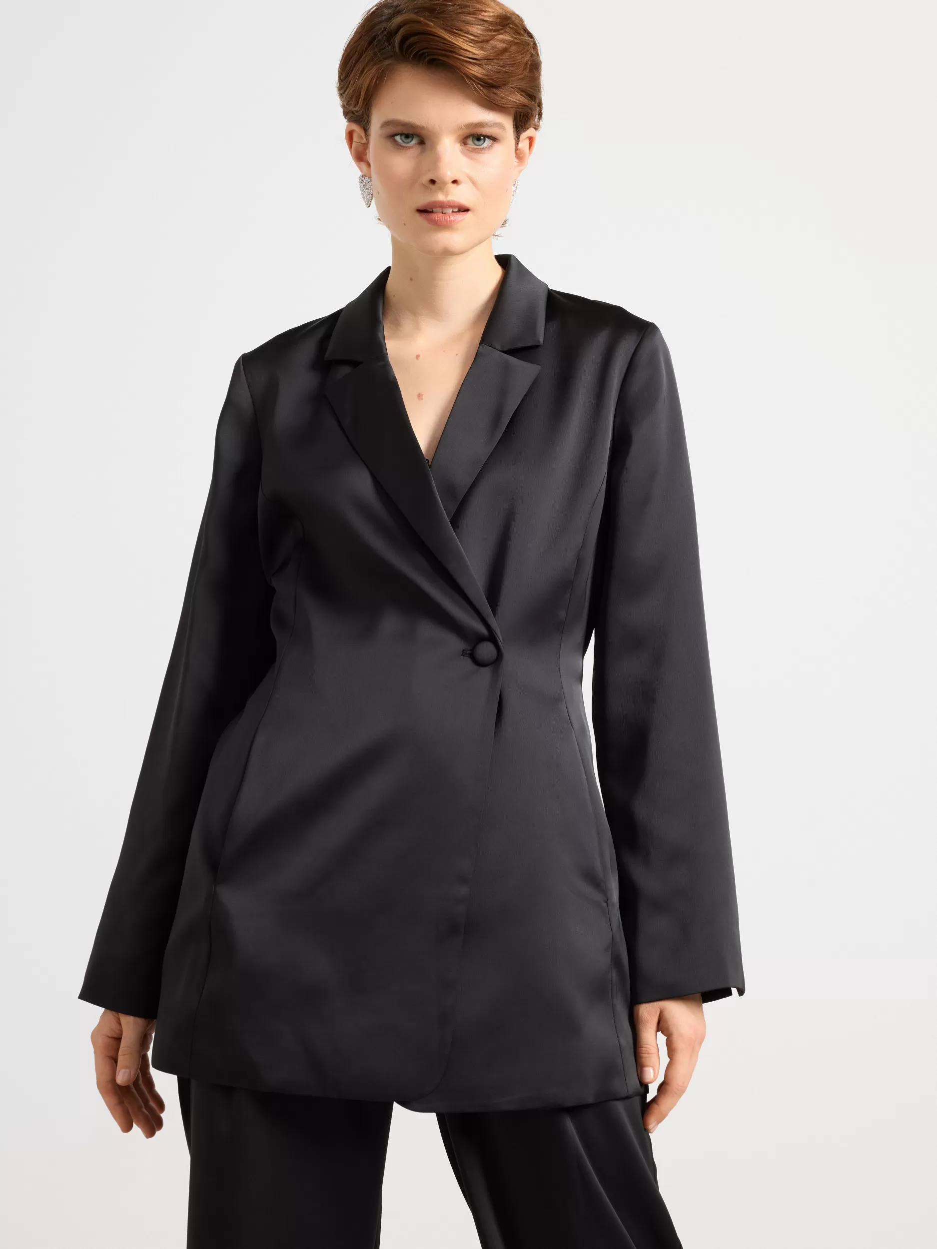 Lindex Blazere<Satengblazer Black