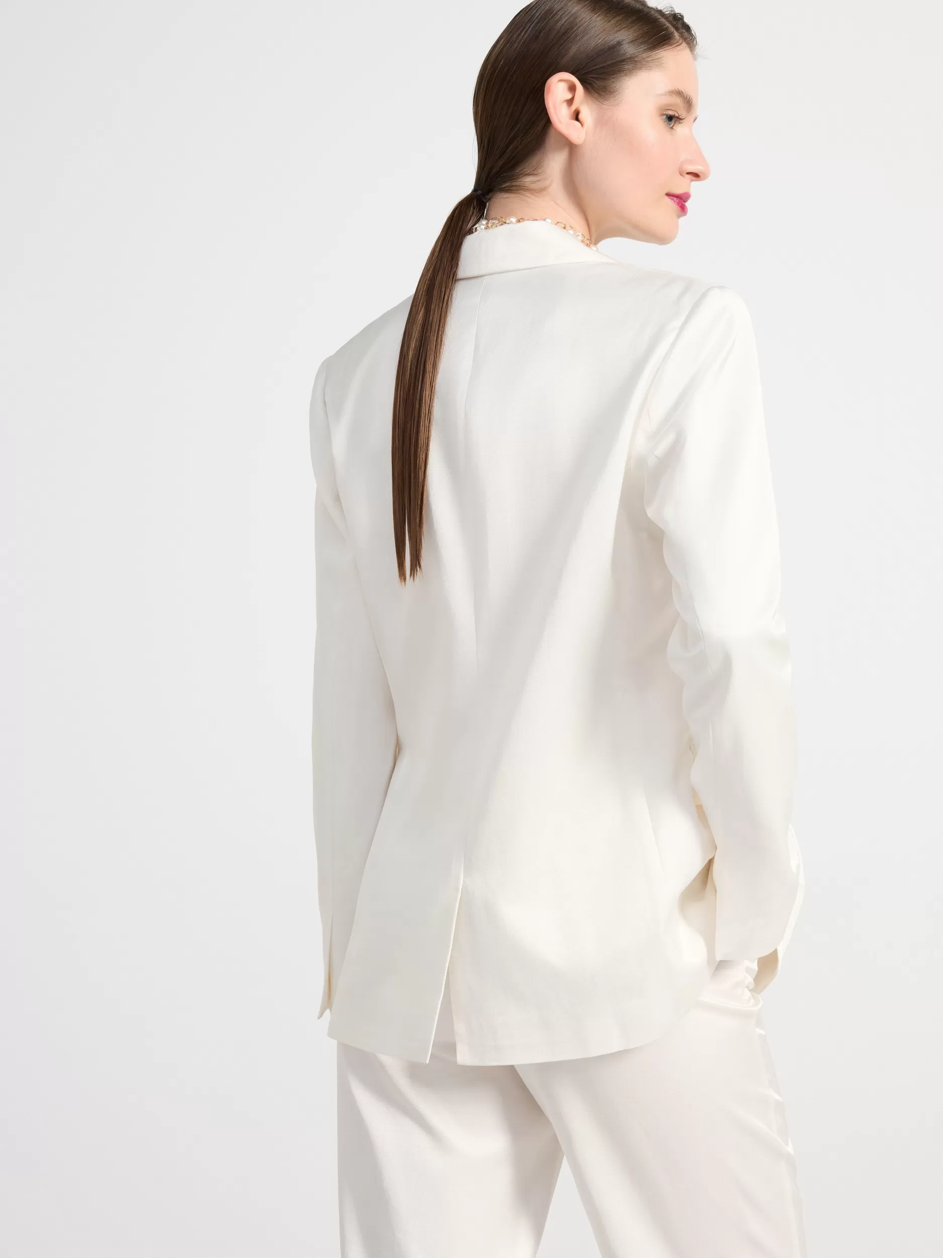 Lindex Blazere<Satengblazer Light White