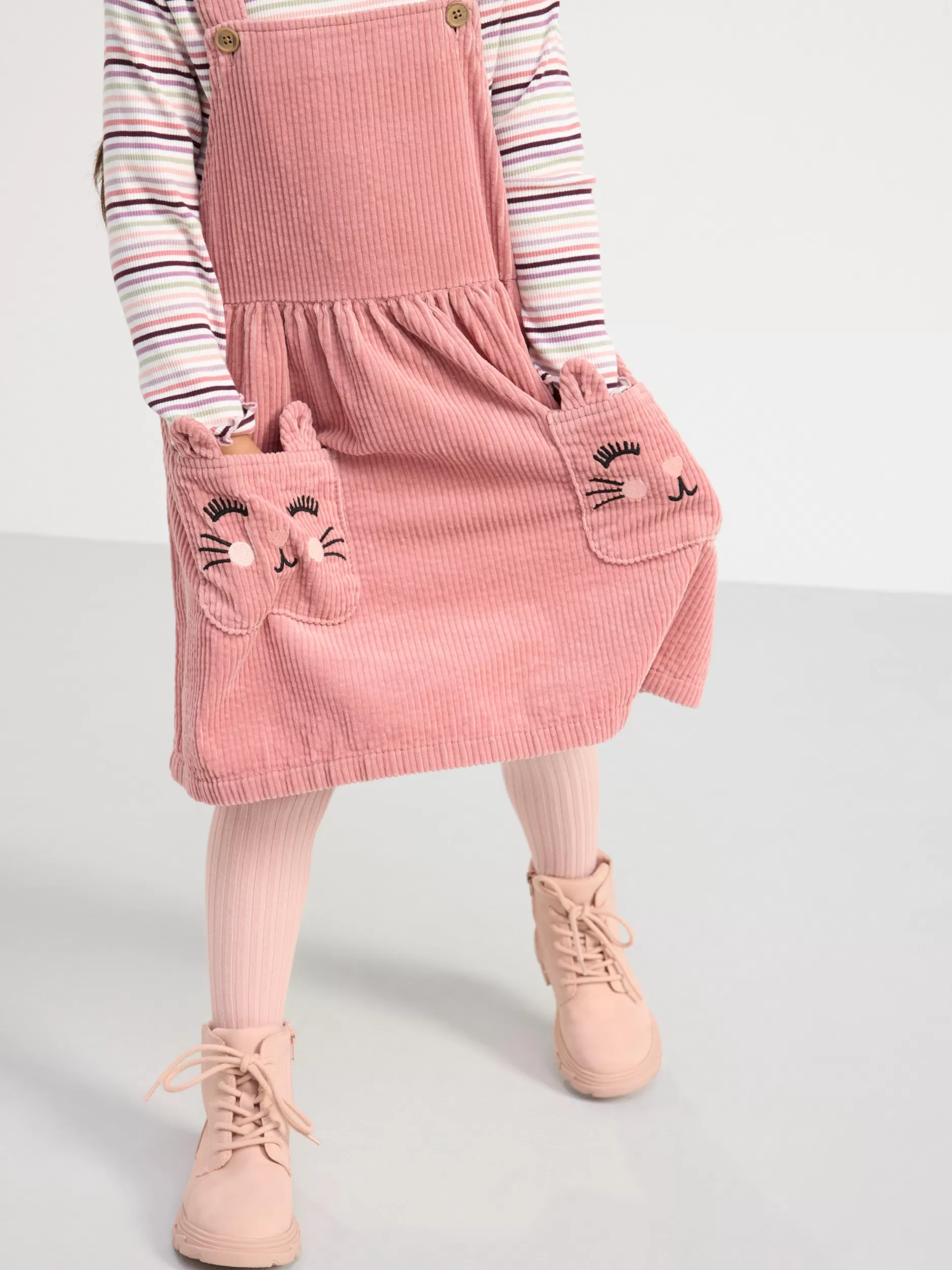 Lindex Kjoler<Selekjole I Cord Dusty Pink