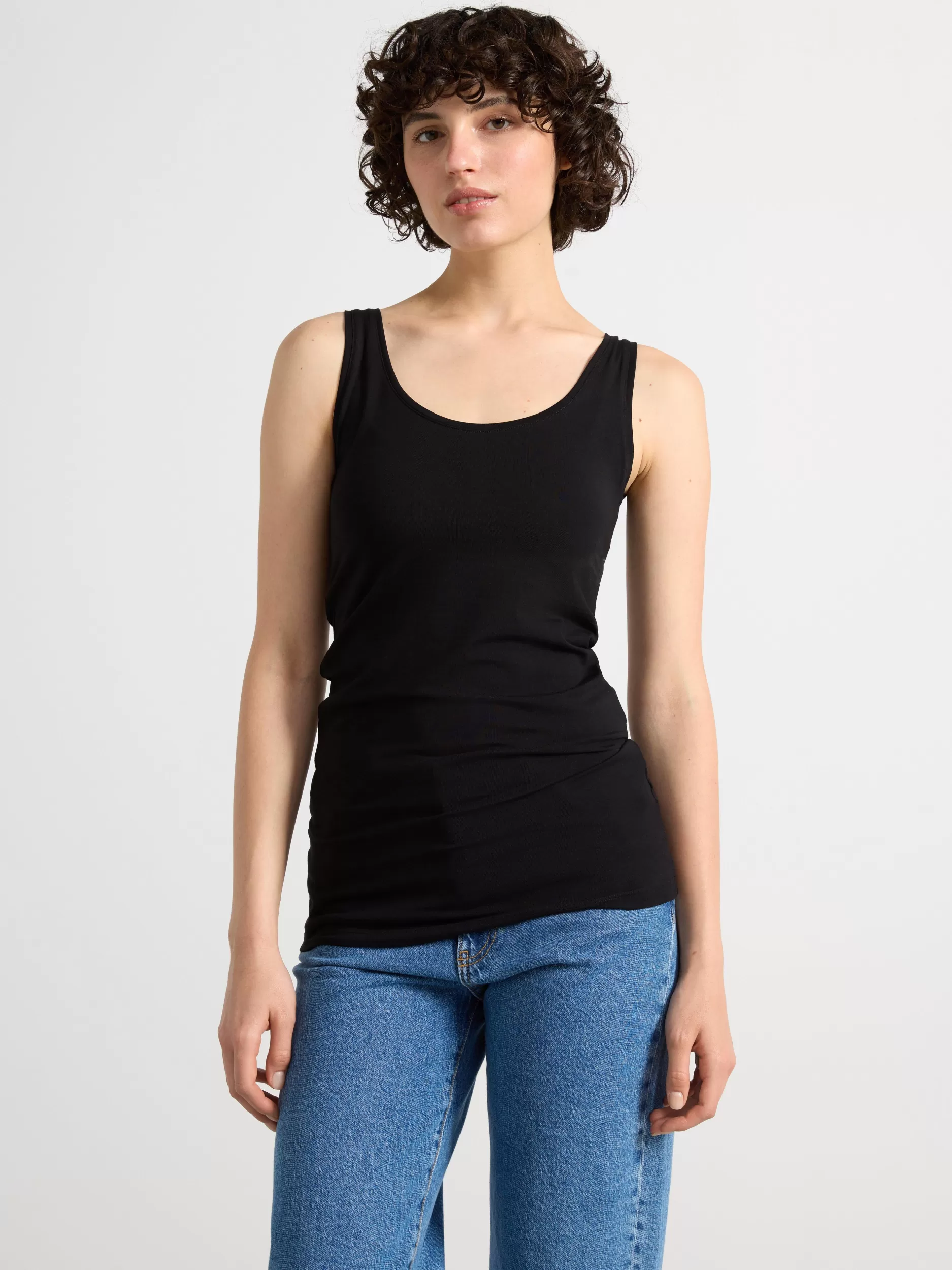 Lindex Topper & T-Skjorter<Singlet Black