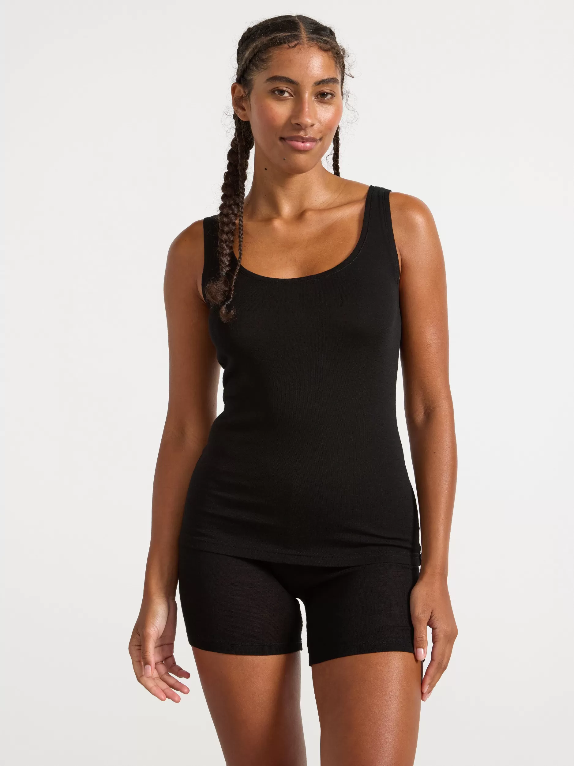 Lindex Ullundertøy<Singlet I Merinoull Black
