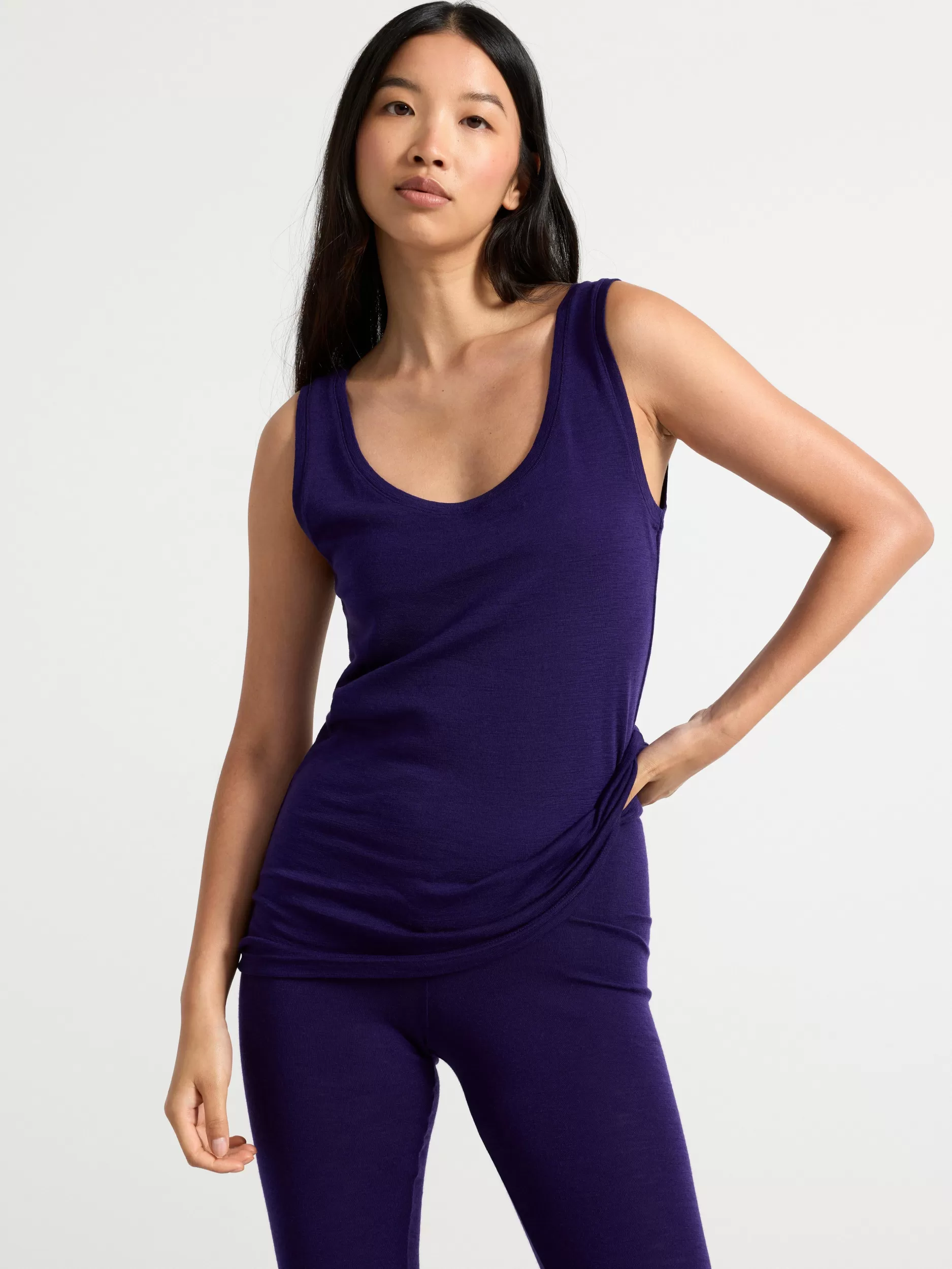 Lindex Ullundertøy<Singlet I Merinoull Dark Lilac