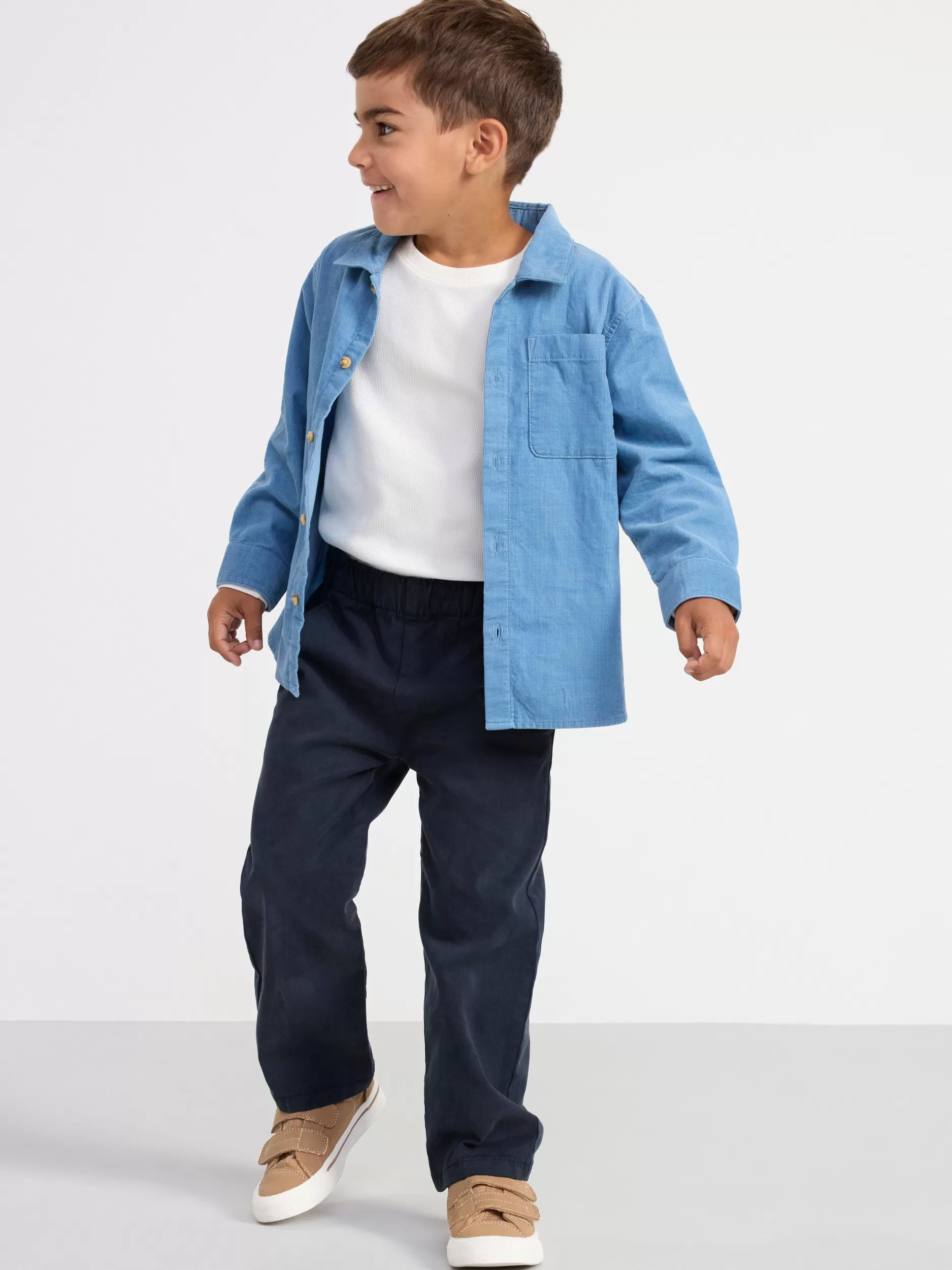 Lindex Skjorter & Bluser<Skjørte I Cord Light Dusty Blue