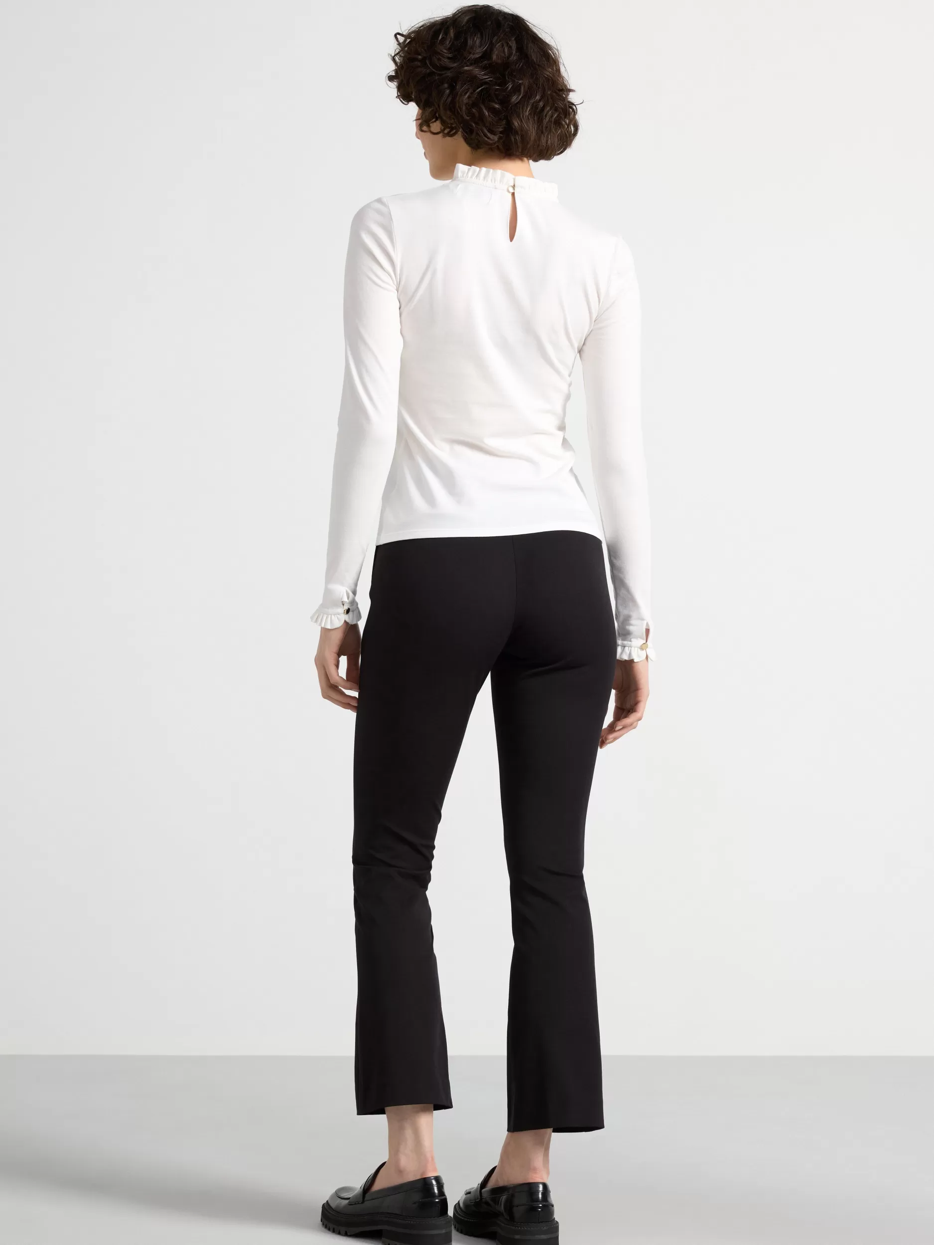 Lindex Bukser<Slengbukse Med Hoyt Liv Black