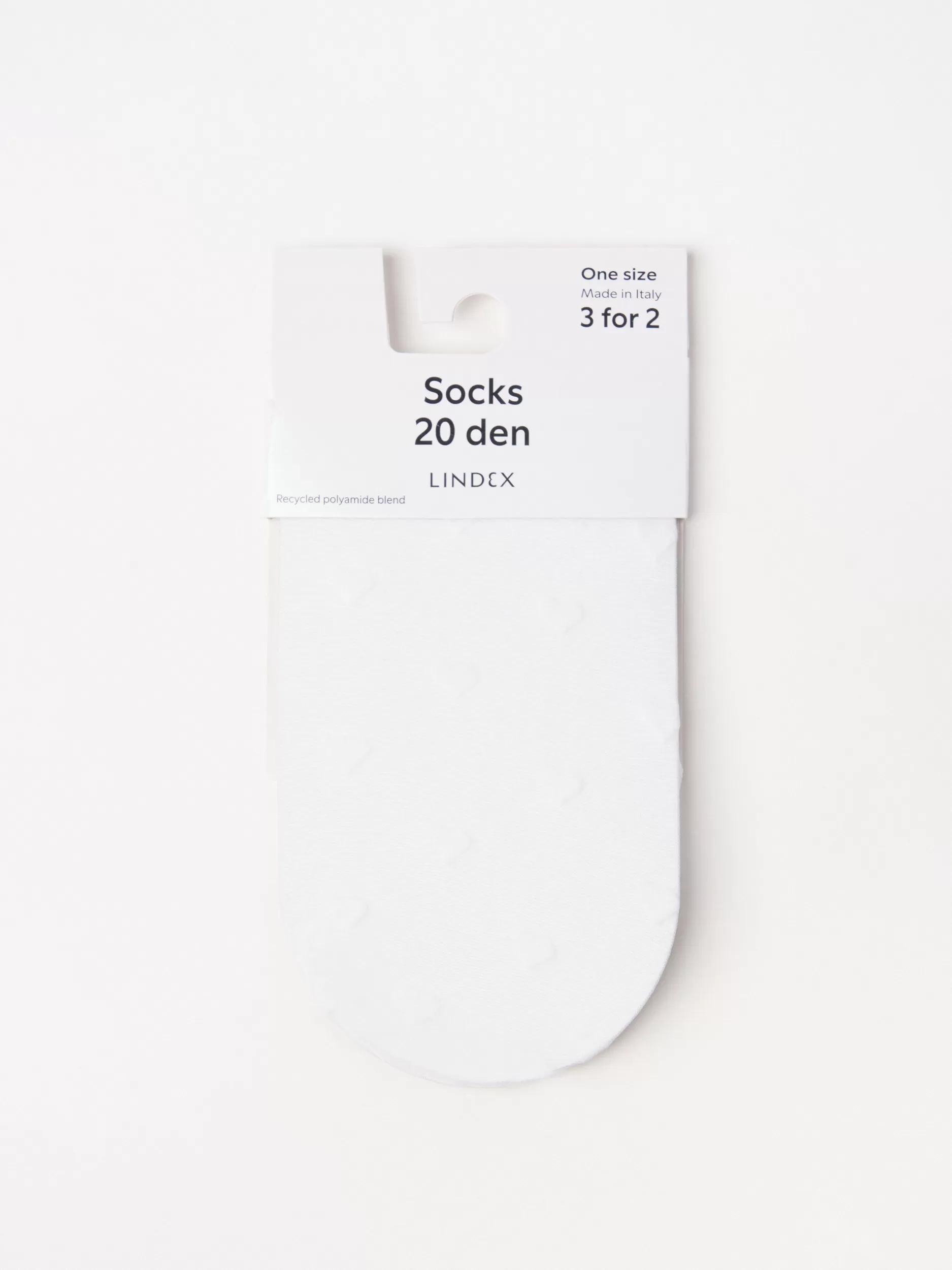 Lindex Sokker<Sokker I 20 Denier Med Hjerter White