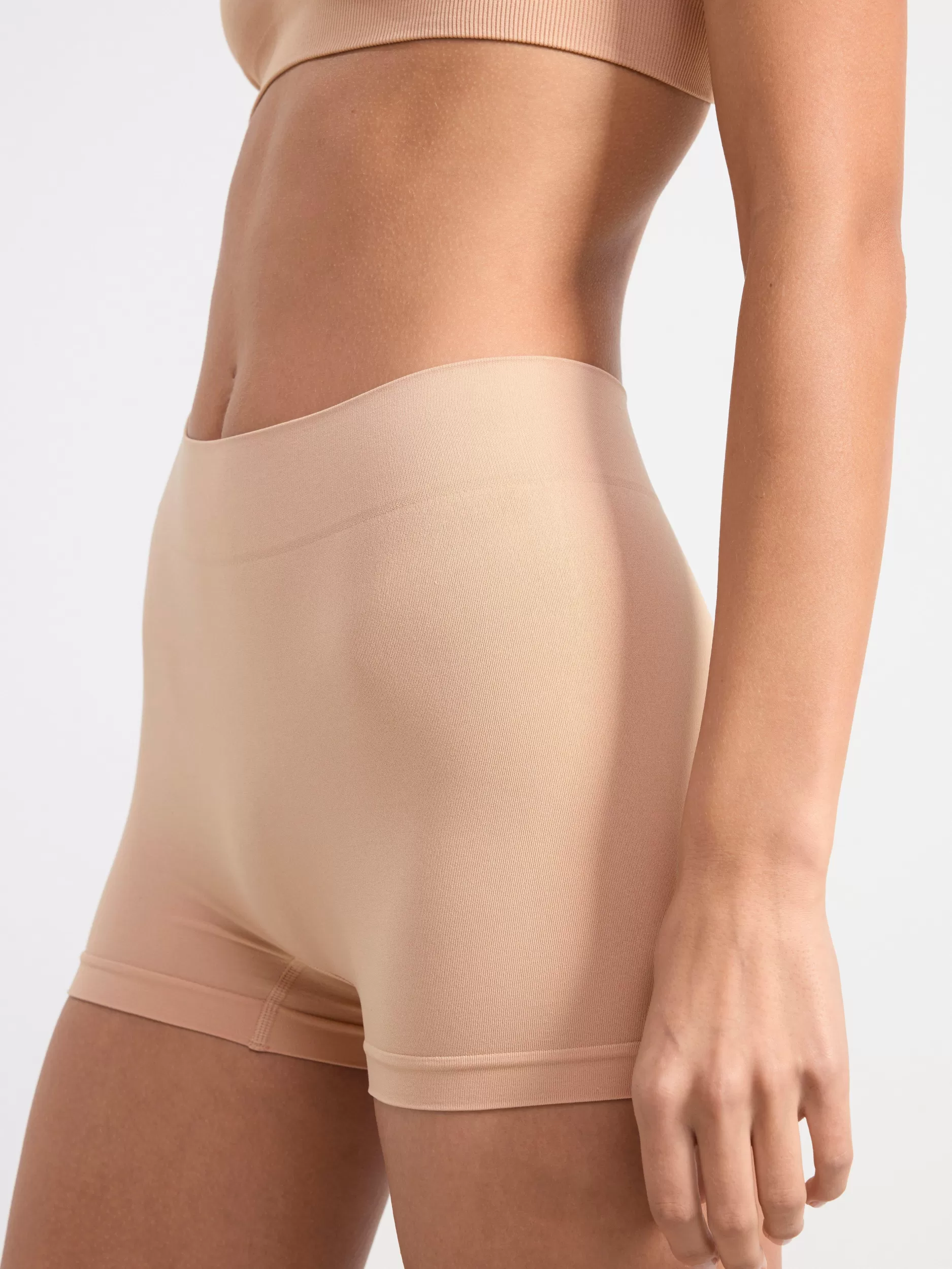 Lindex Truser<Somlos Boksertruser Med Hoyt Liv Beige