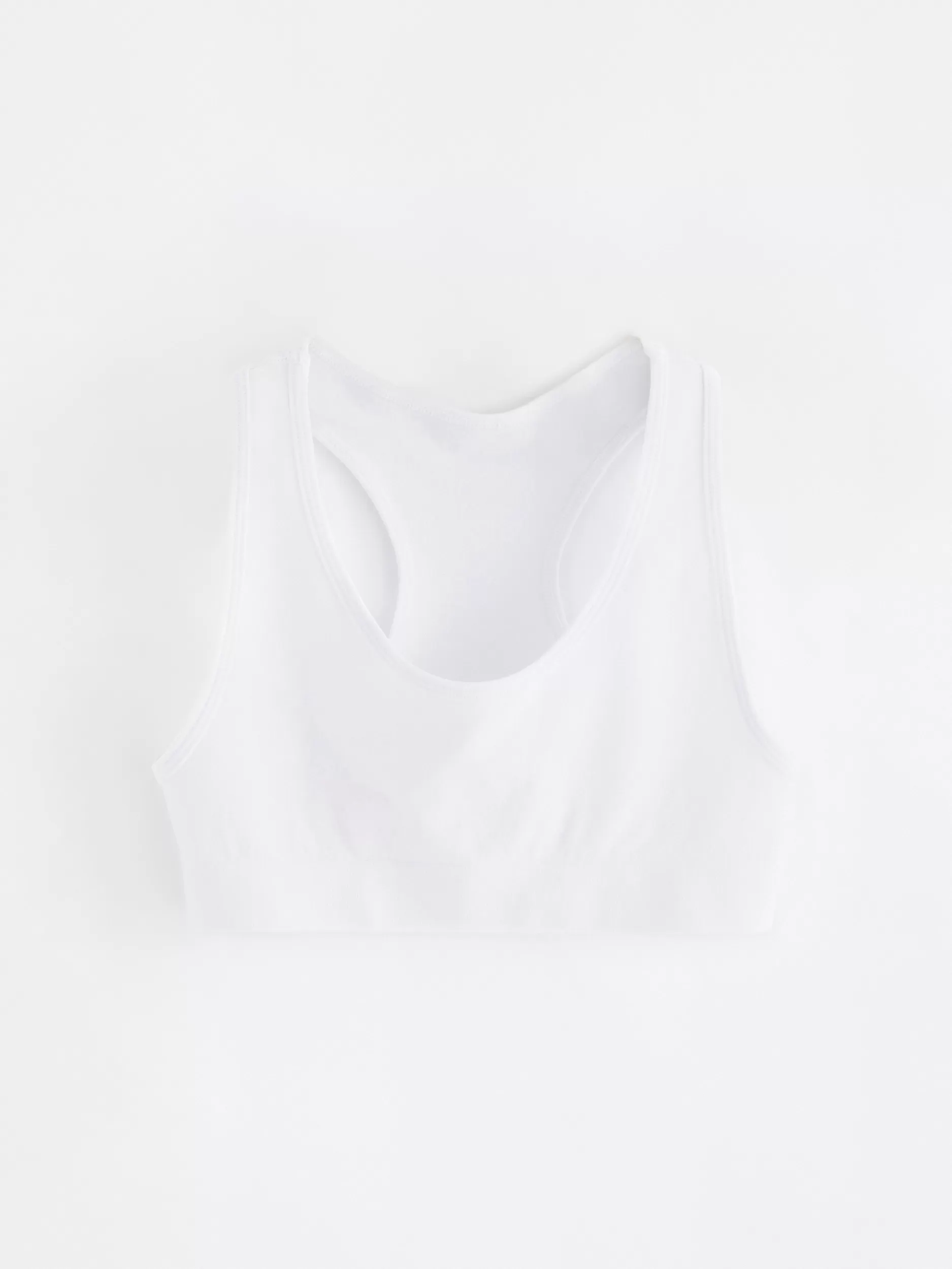 Lindex Basisplagg 3 For 2<Somlos, Kort Overdel White