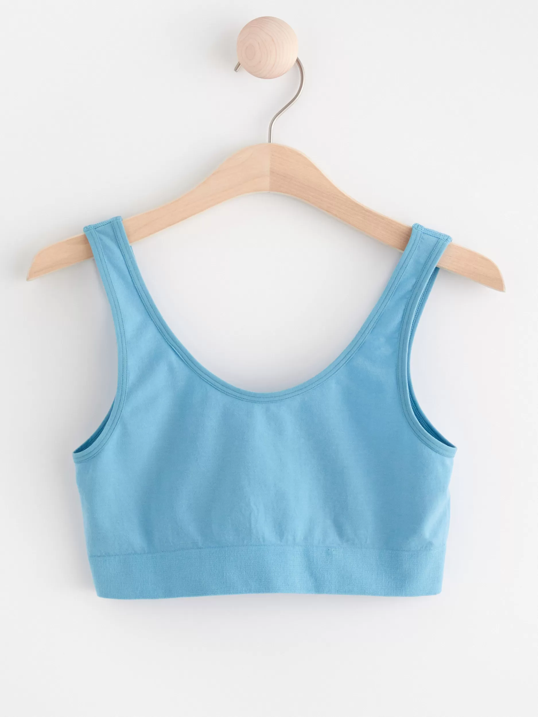 Lindex Basisplagg 3 For 2<Somlos, Kort Overdel Light Dusty Turquoise