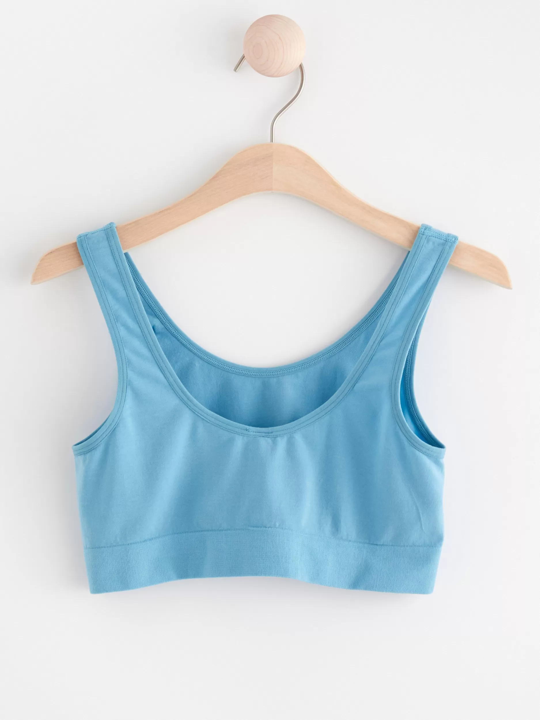 Lindex Basisplagg 3 For 2<Somlos, Kort Overdel Light Dusty Turquoise