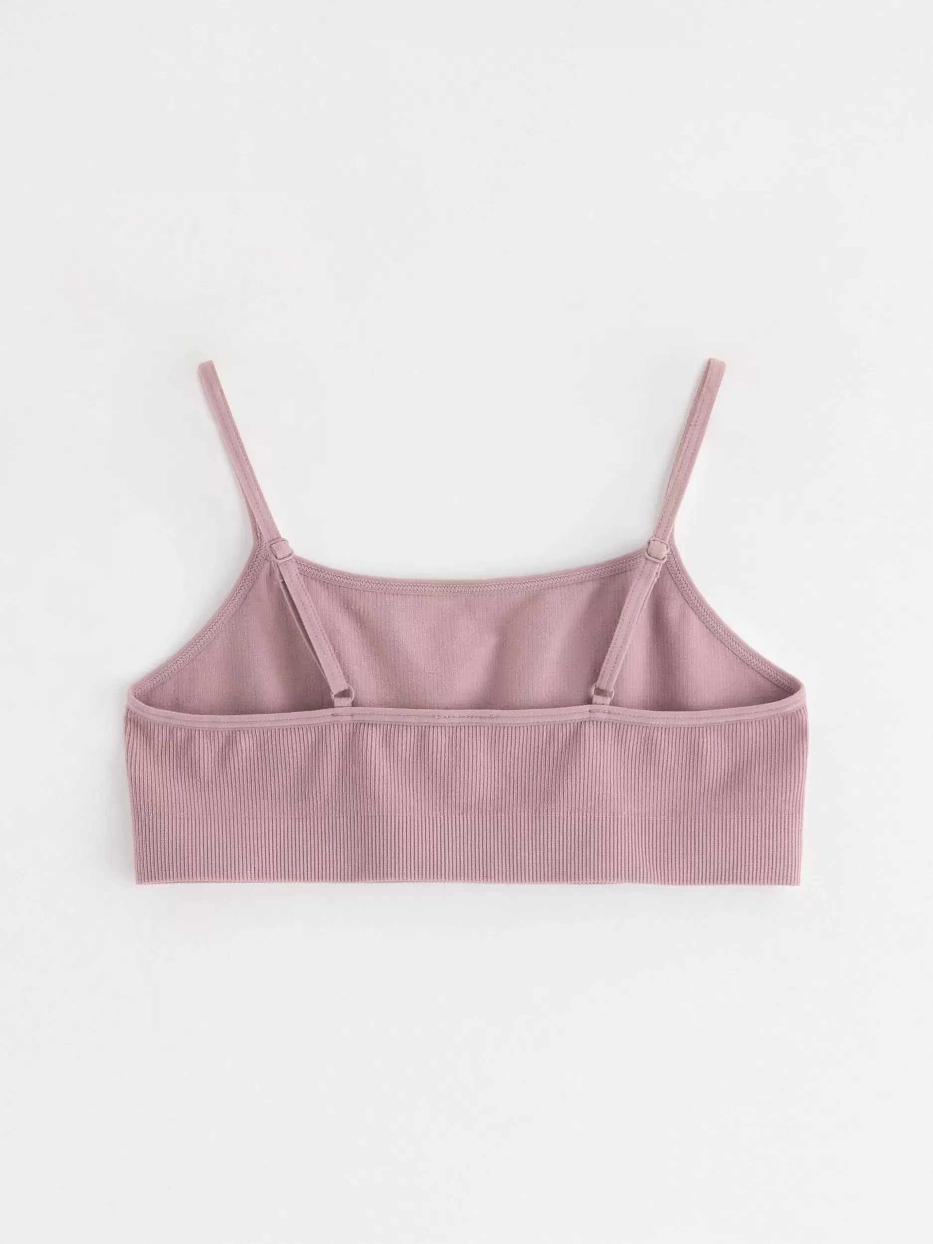 Lindex Undertøy<Somlos, Ribbestrikket, Kort Overdel Dusty Lilac