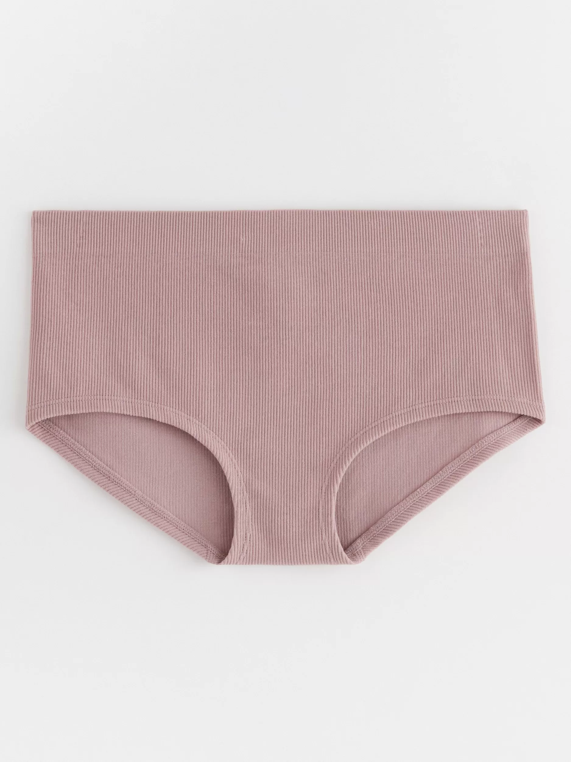 Lindex Basisplagg 3 For 2<Somlos, Ribbestrikket Truse Dusty Lilac