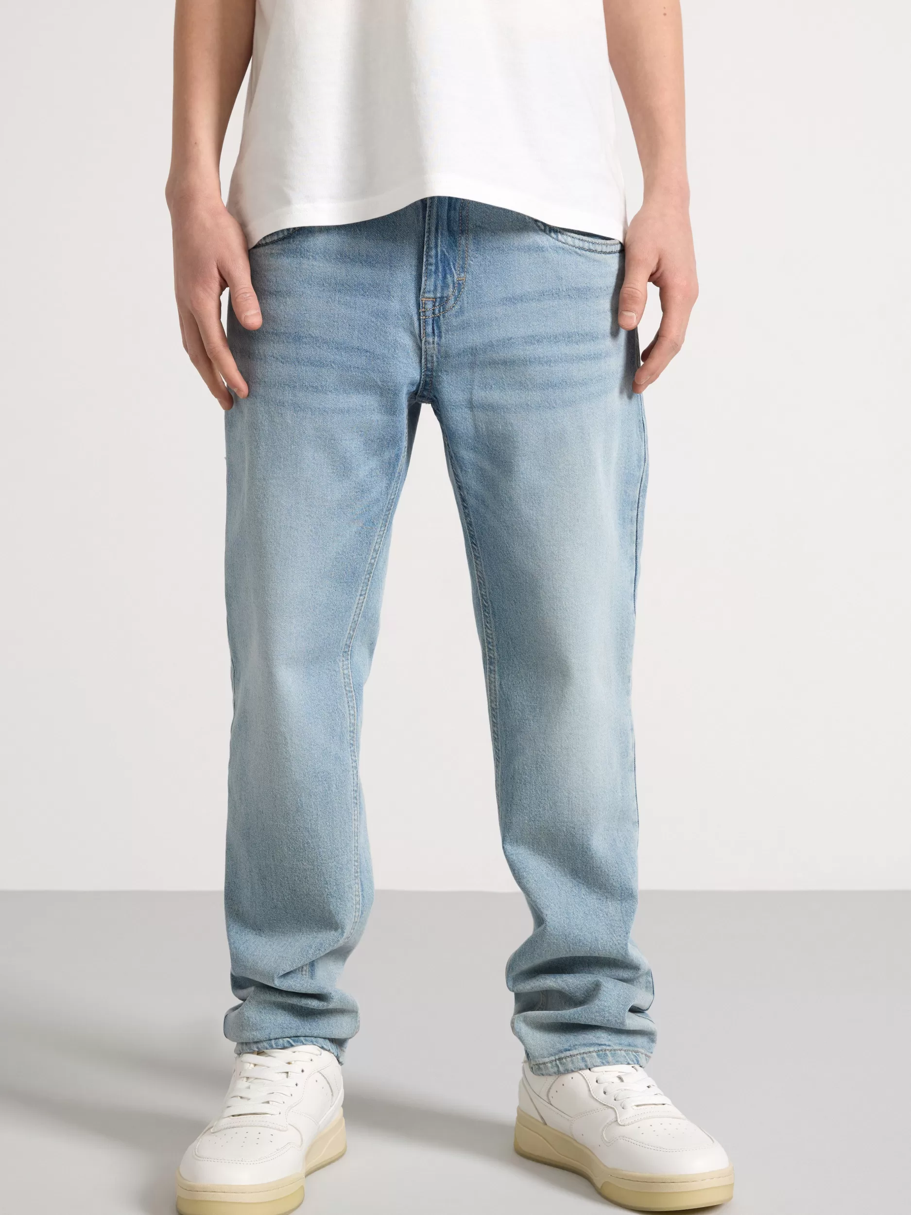 Lindex Jeans<Staffan Rette Jeans Med Normalt Liv Light Denim
