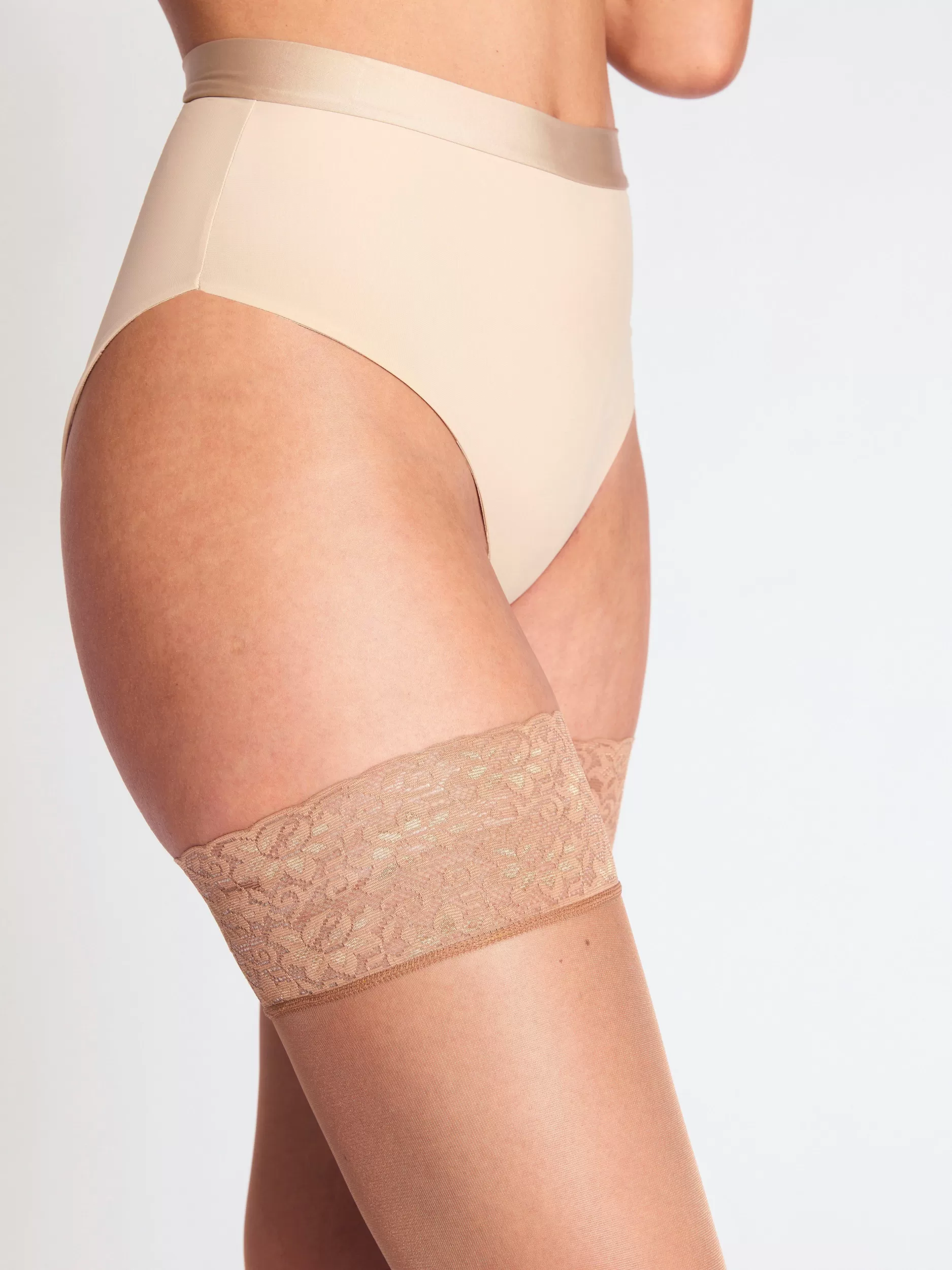 Lindex Strømpebukser Og Leggings<Stay-Ups 15 Denier Light Beige