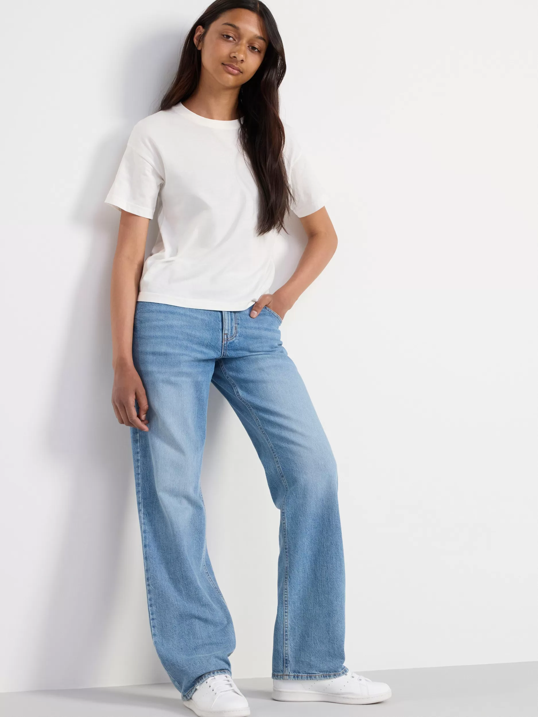 Lindex Jeans<Stella Rette Jeans Med Normalt Liv Light Denim