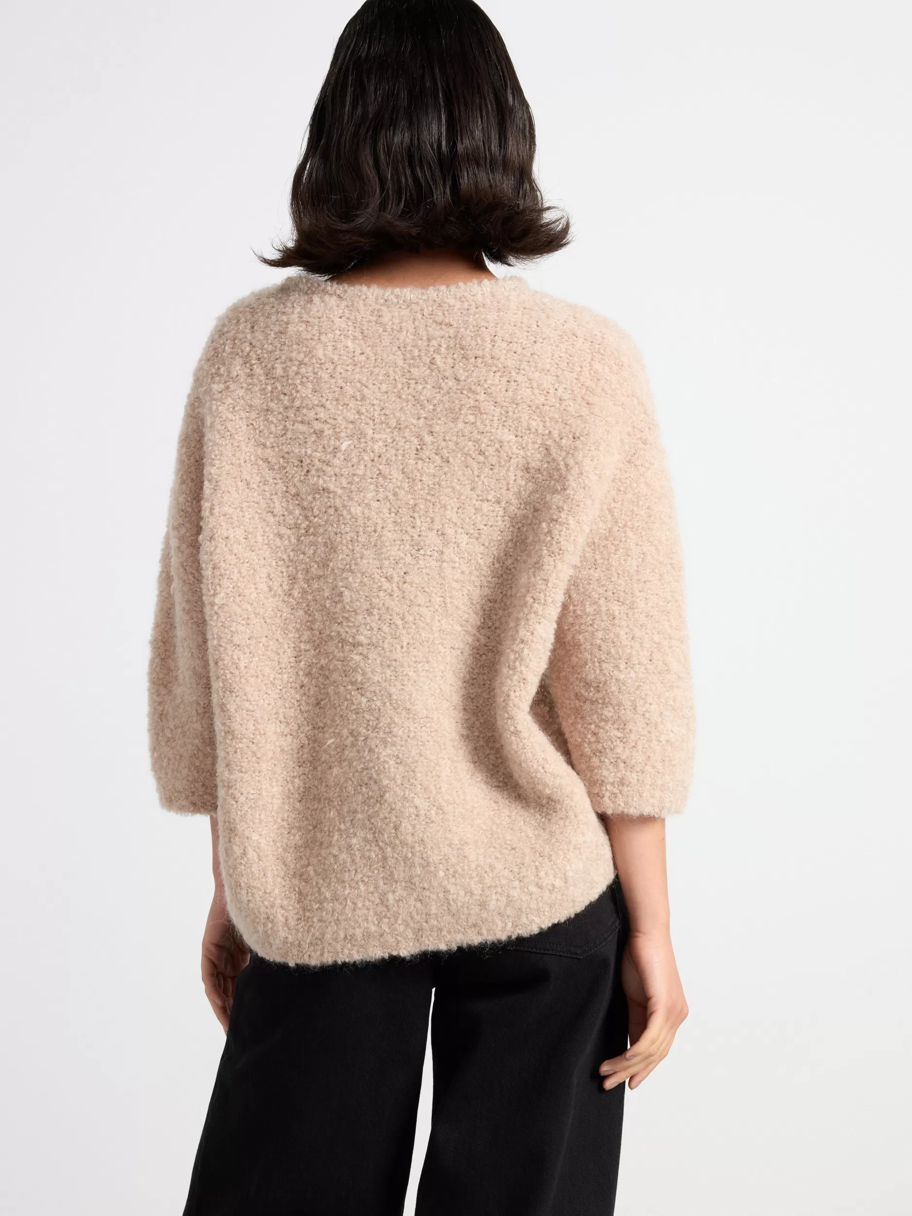 Lindex Gensere & Cardiganer<Strikkegenser I Ullblanding Beige