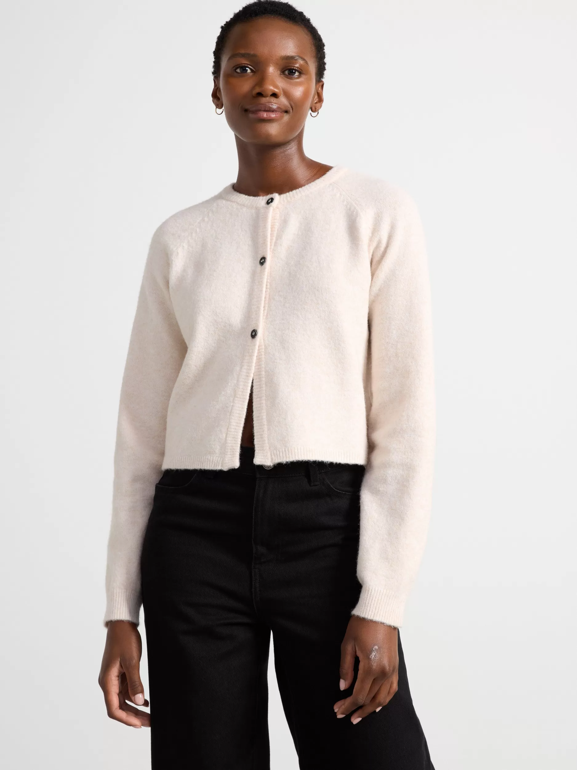Lindex Gensere & Cardiganer<Strikket Cardigan Light Beige Melange
