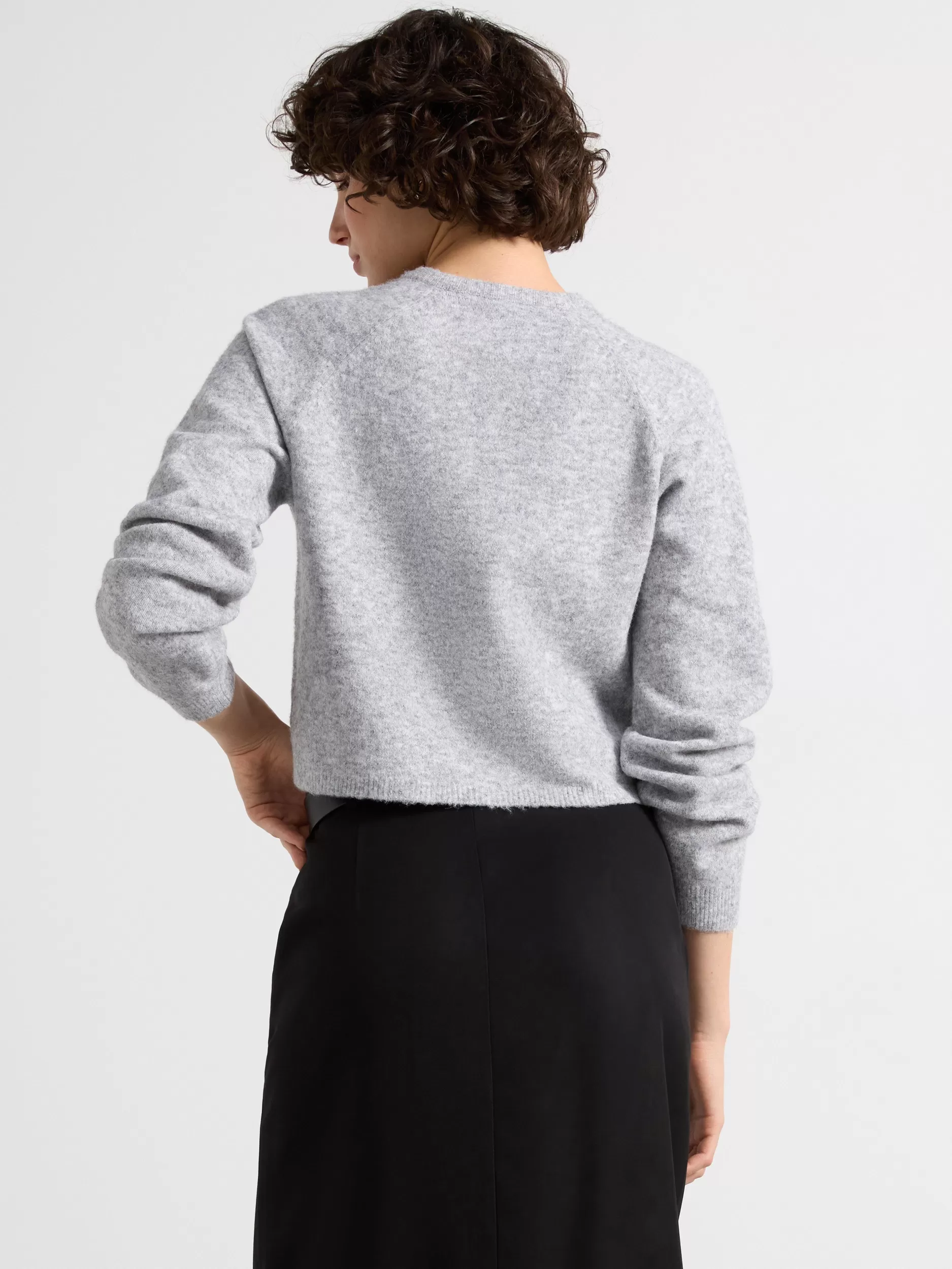Lindex Gensere & Cardiganer<Strikket Cardigan Light Grey Melange