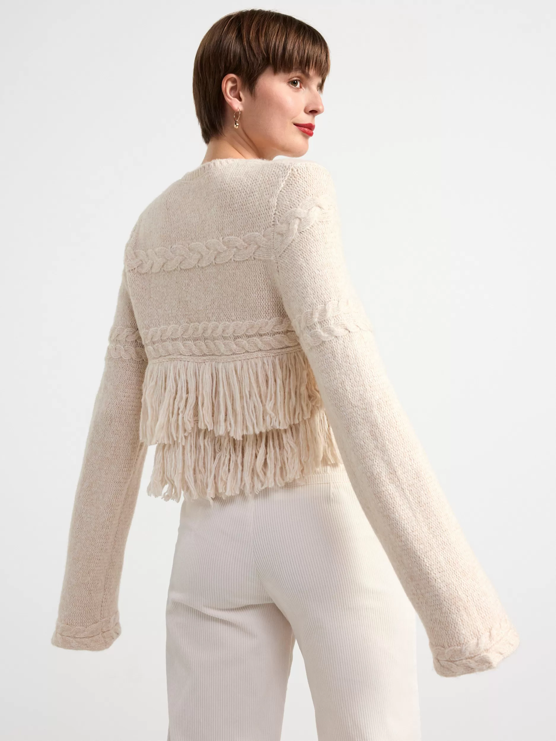 Lindex Gensere & Cardiganer<Strikket Cardigan Light Beige