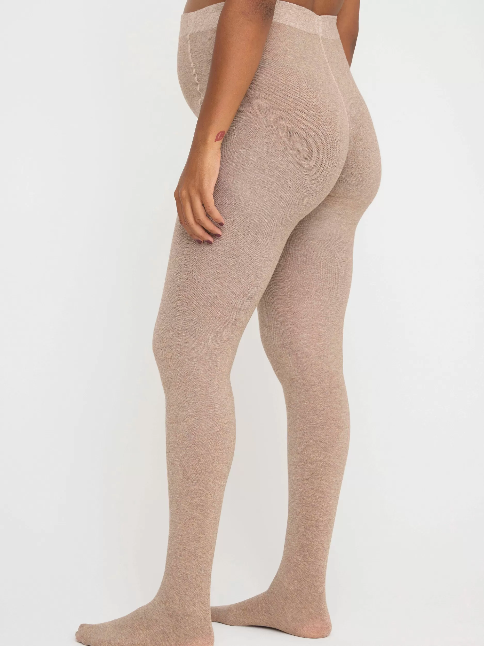Lindex Strømpebukser Og Leggings<Strikket Mom-Strompebukse Brown Melange