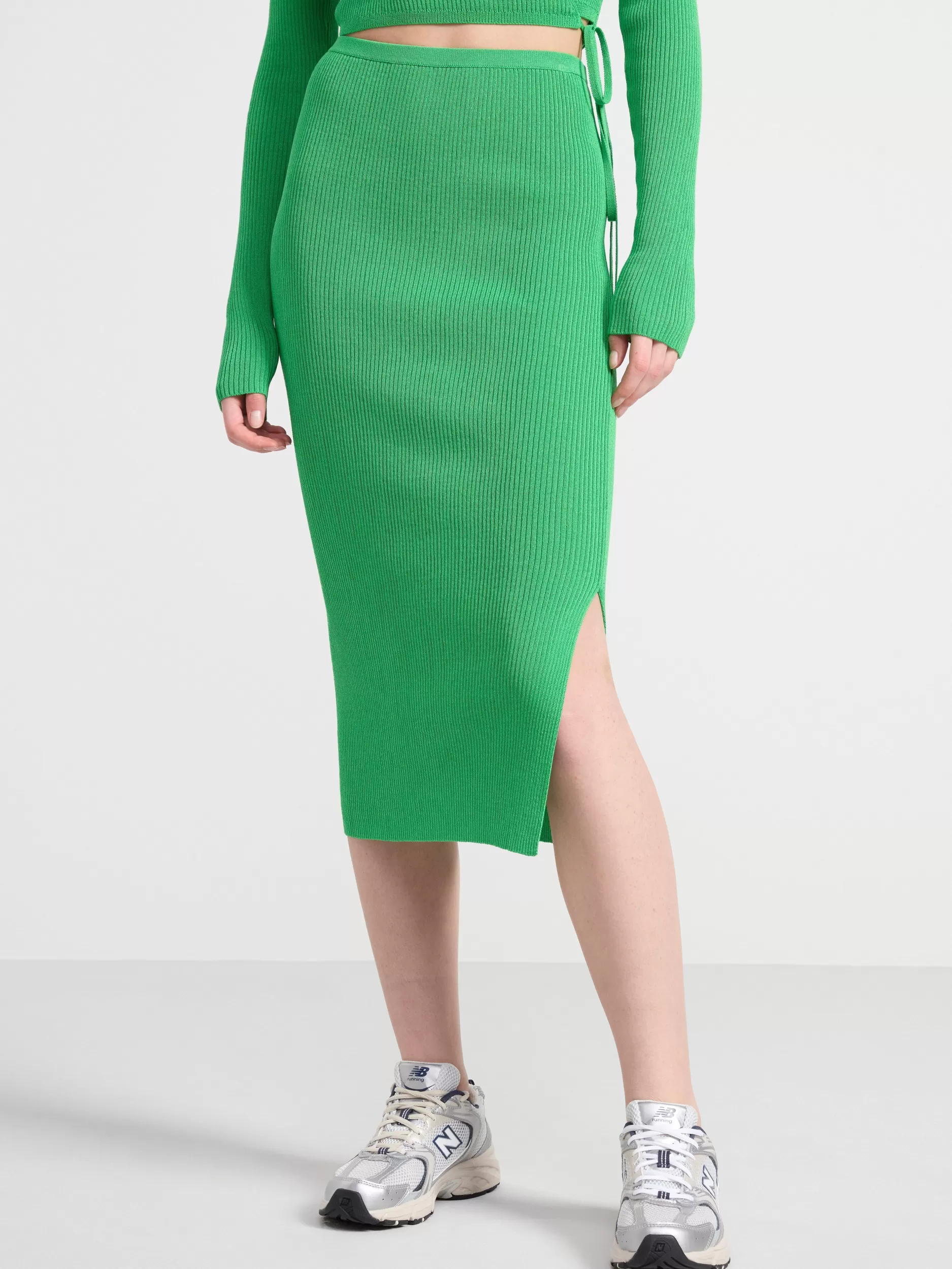 Lindex Skjørt<Strikket Skjørt Green