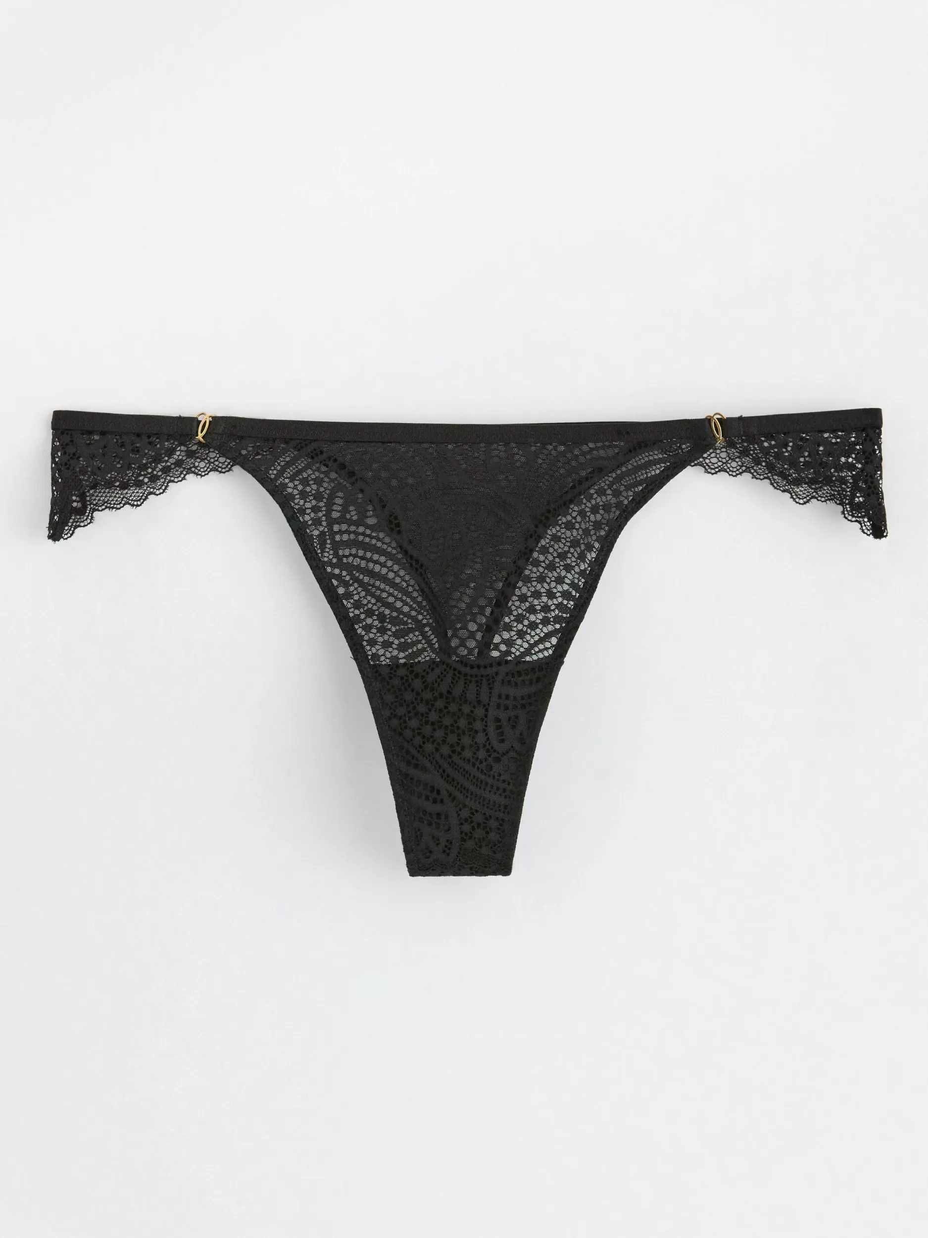 Lindex Truser<Stringtruse I Blonde Black