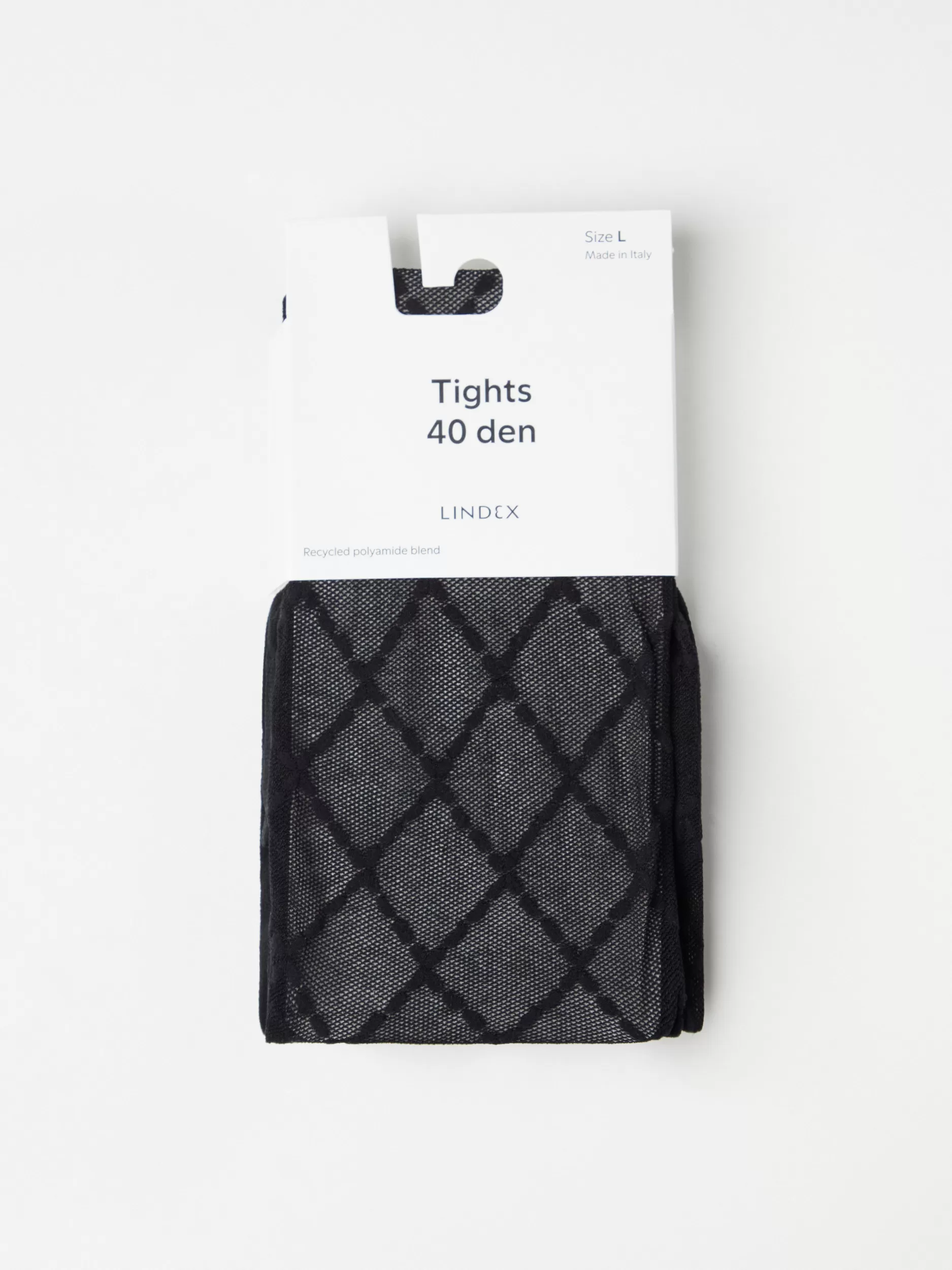 Lindex Strømpebukser Og Leggings<Strompebukse Med Argylemonster I 40 Denier Black