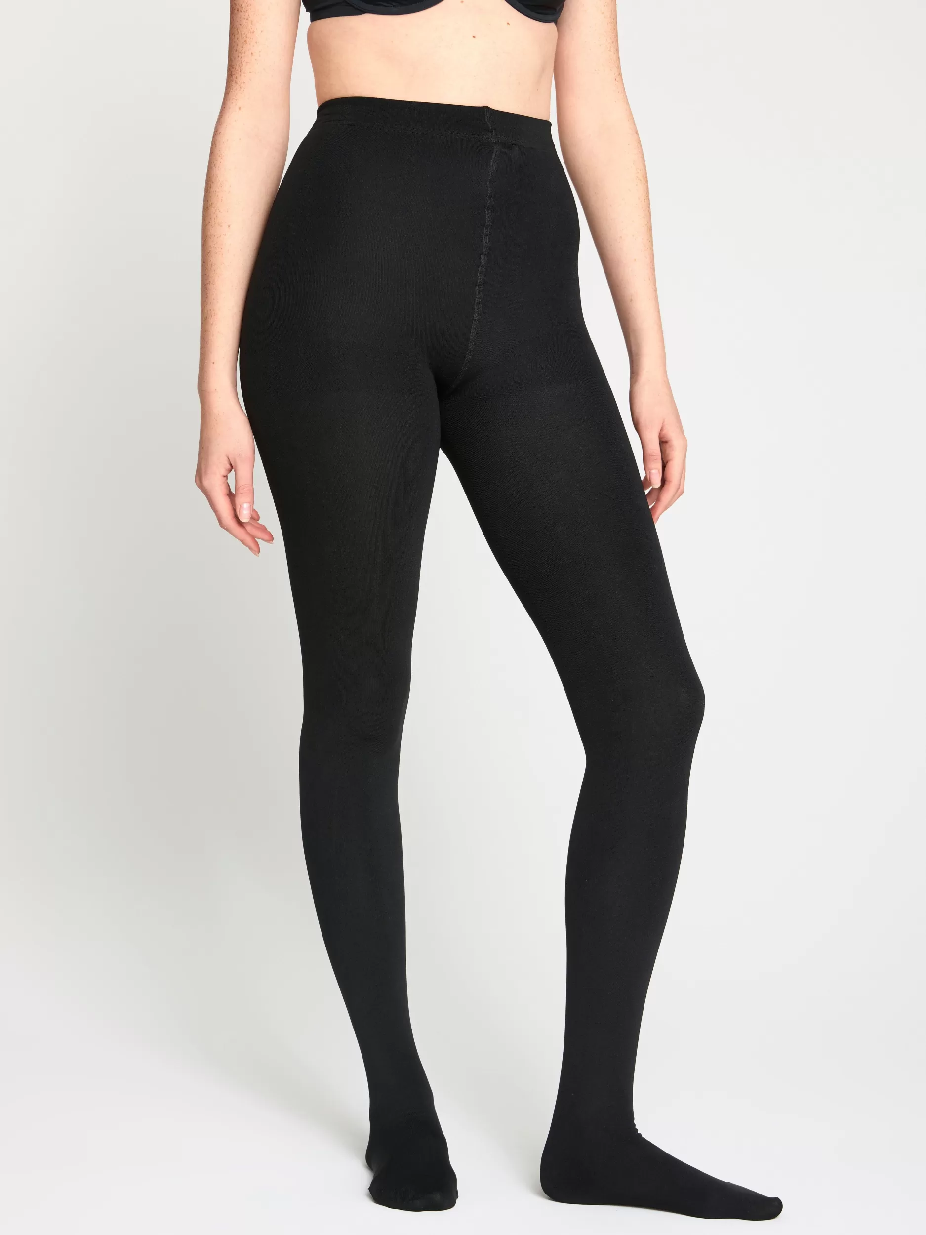 Lindex Strømpebukser Og Leggings<Strompebukse Med Borstet Innside Black