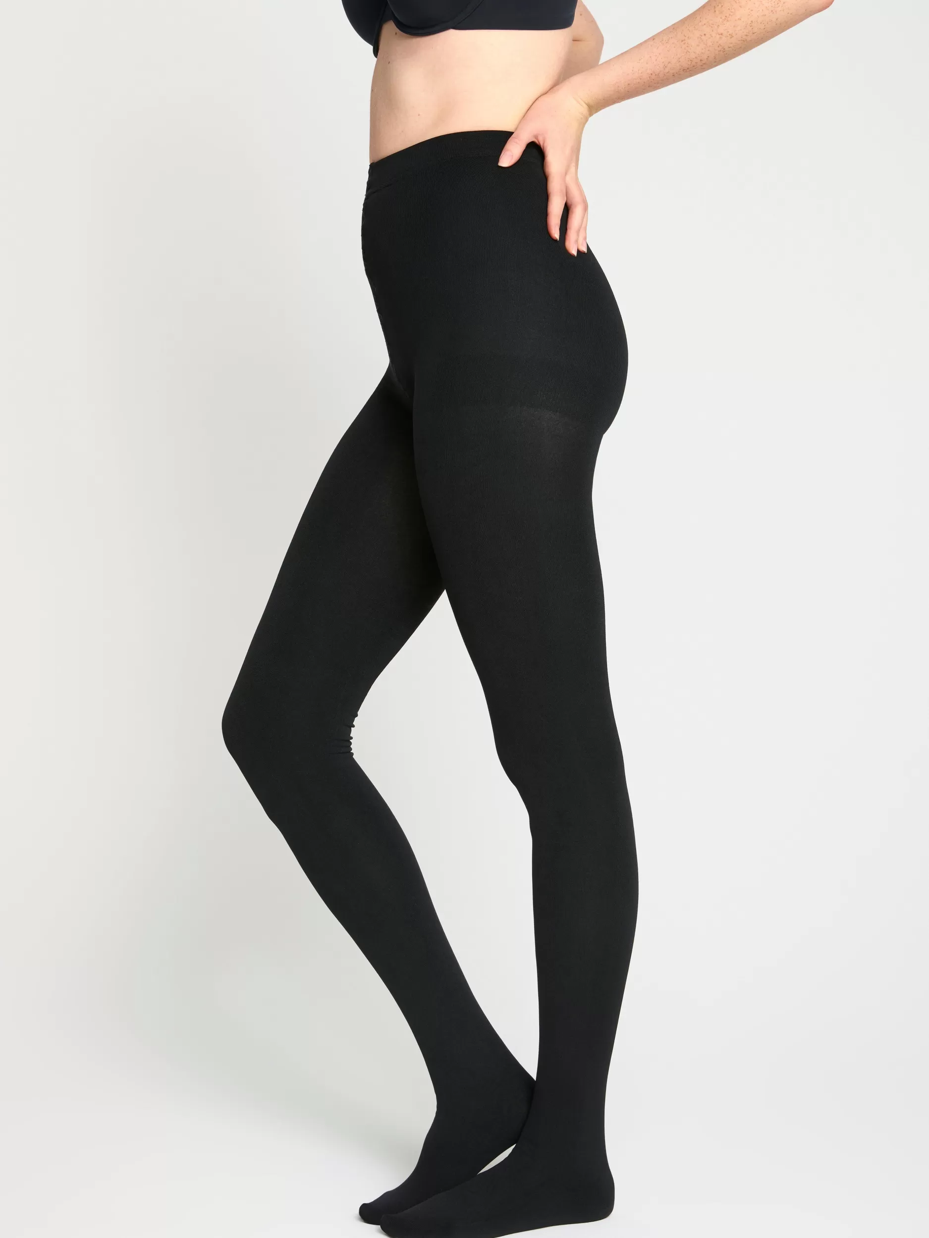 Lindex Strømpebukser Og Leggings<Strompebukse Med Borstet Innside Black