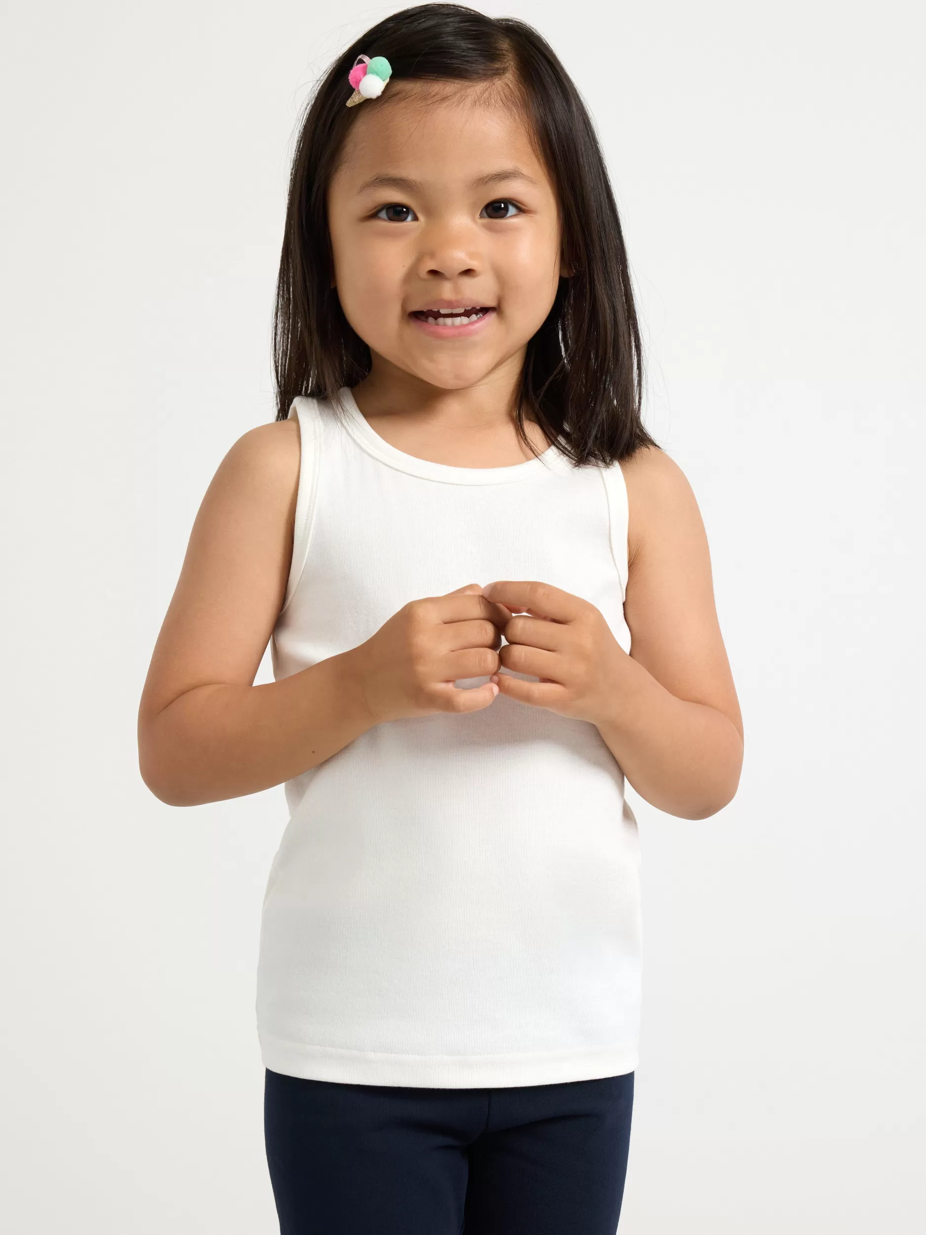 Lindex Basisplagg 3 For 2<Tank Top Light Dusty White