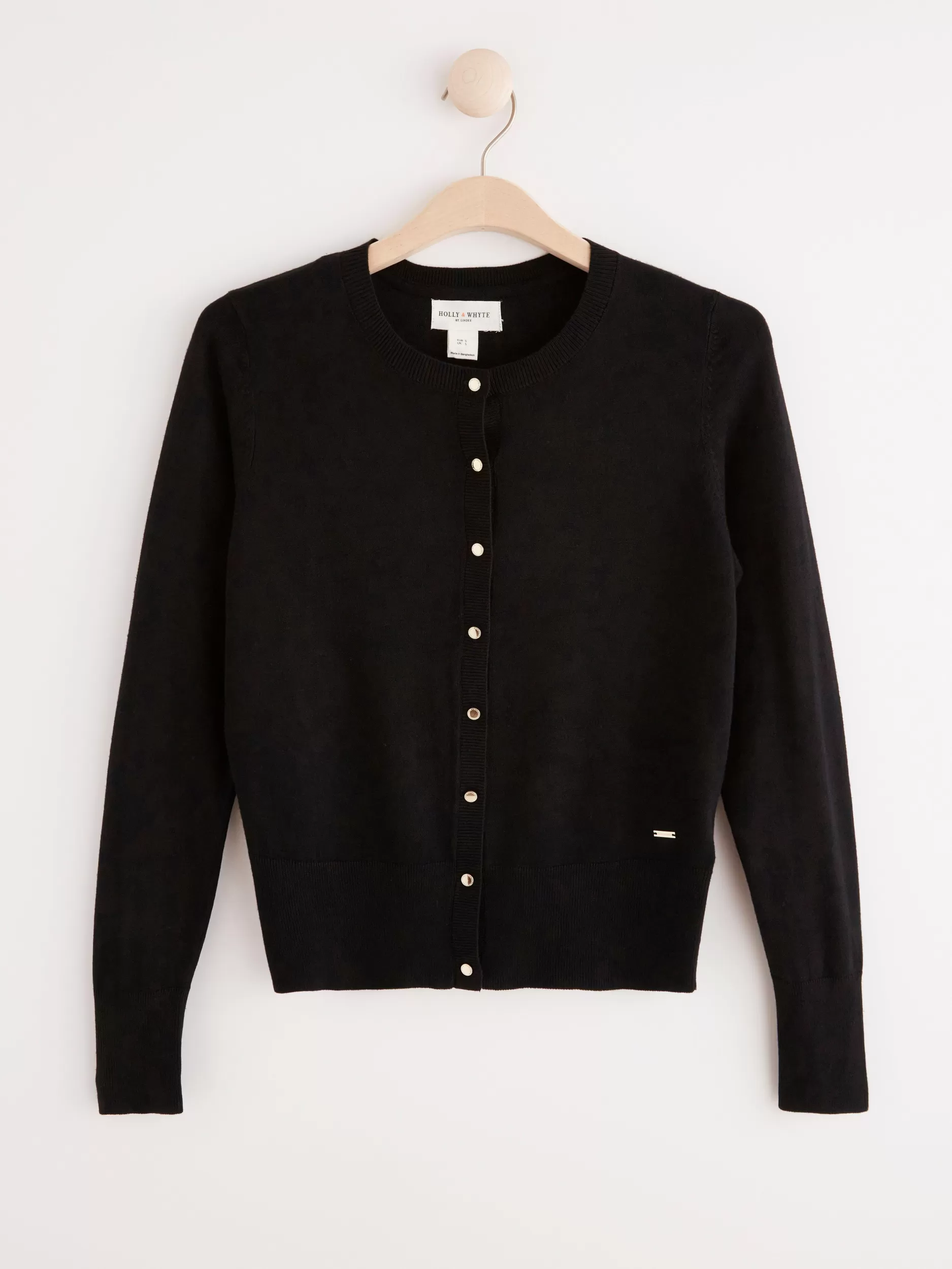 Lindex Gensere & Cardiganer<Tettstrikket Svart Kardigan Black