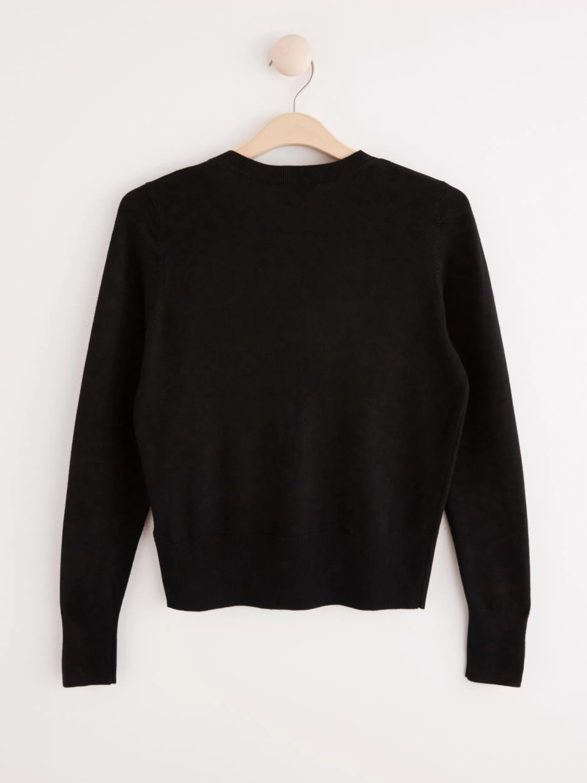 Lindex Gensere & Cardiganer<Tettstrikket Svart Kardigan Black