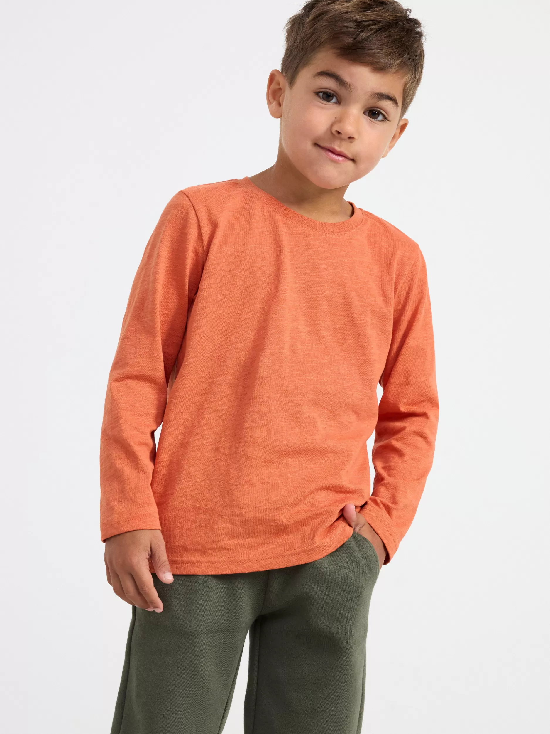 Lindex Basisplagg 3 For 2<Topp Dusty Orange