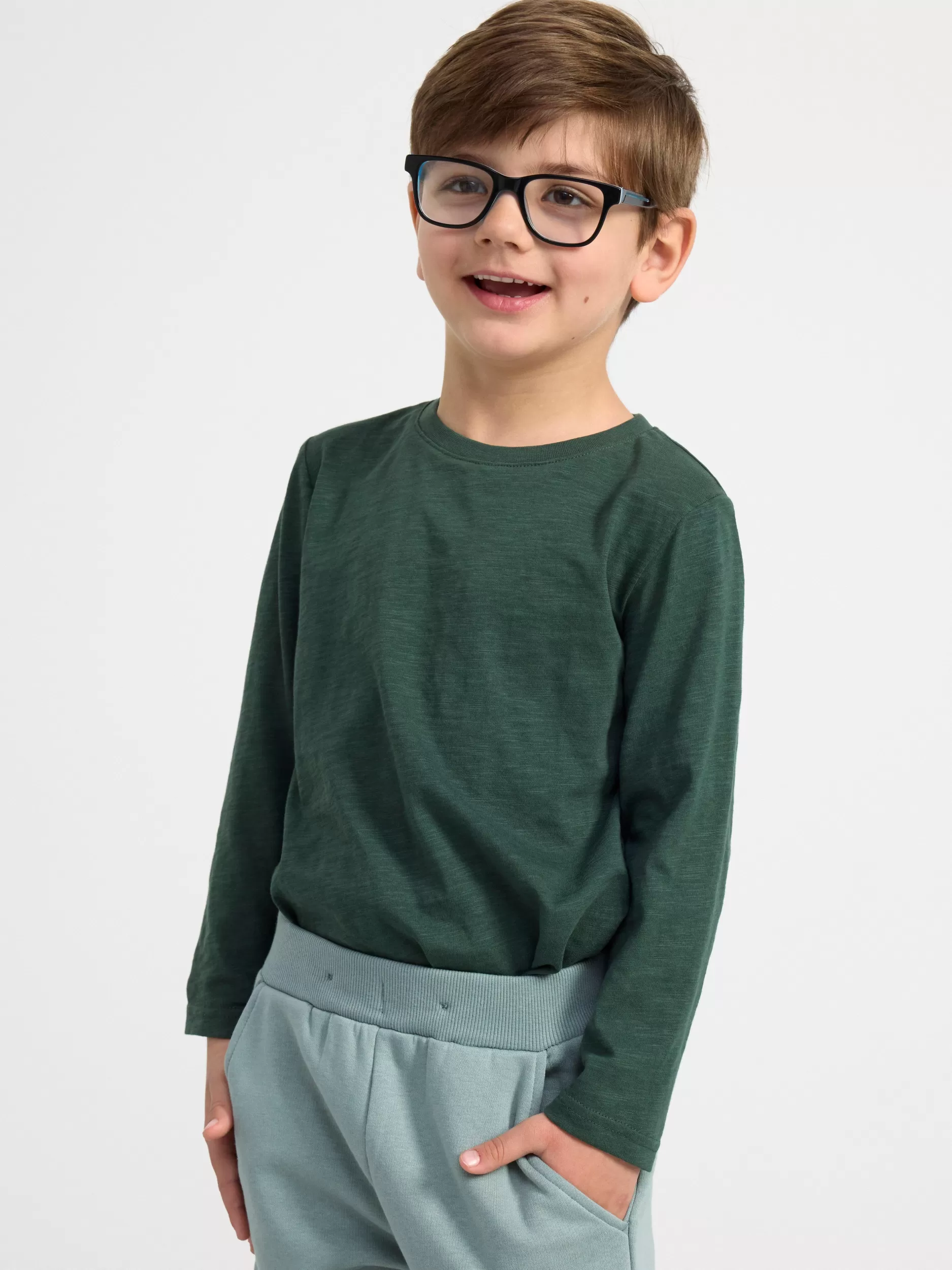 Lindex Basisplagg 3 For 2<Topp Dark Dusty Green