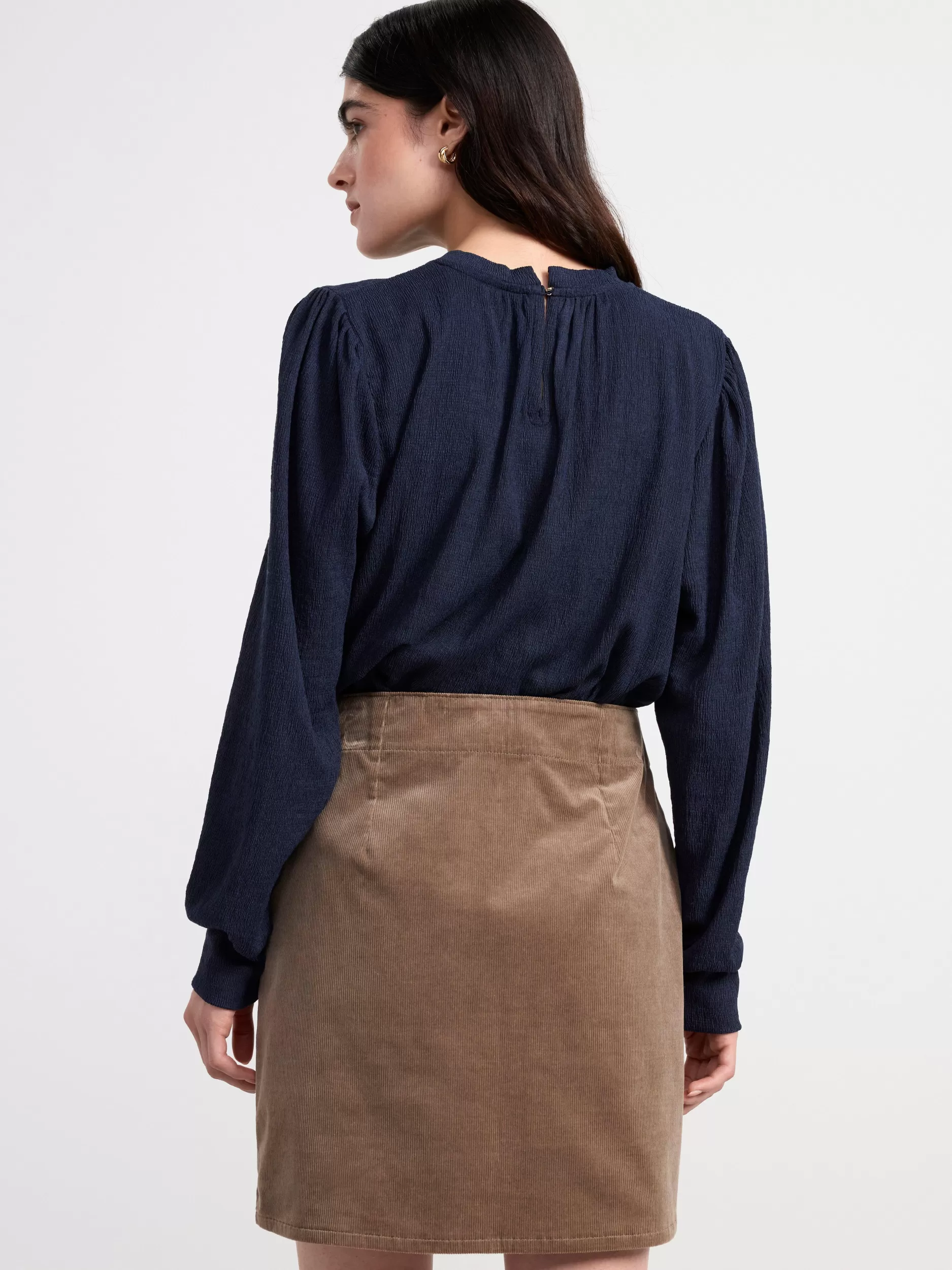 Lindex Topper & T-Skjorter<Topp Med Tekstur Navy