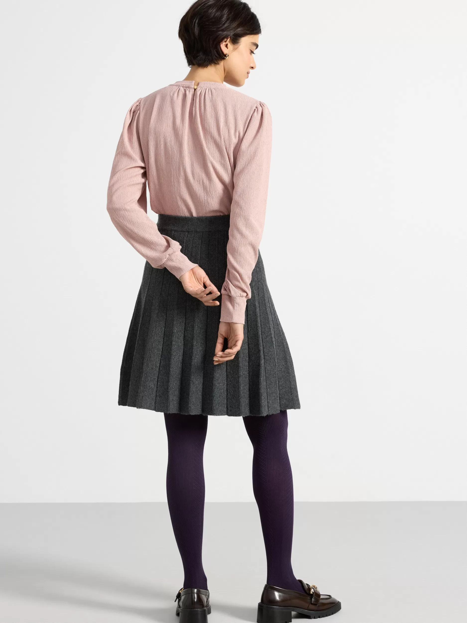 Lindex Topper & T-Skjorter<Topp Med Tekstur Lt Dusty Pink