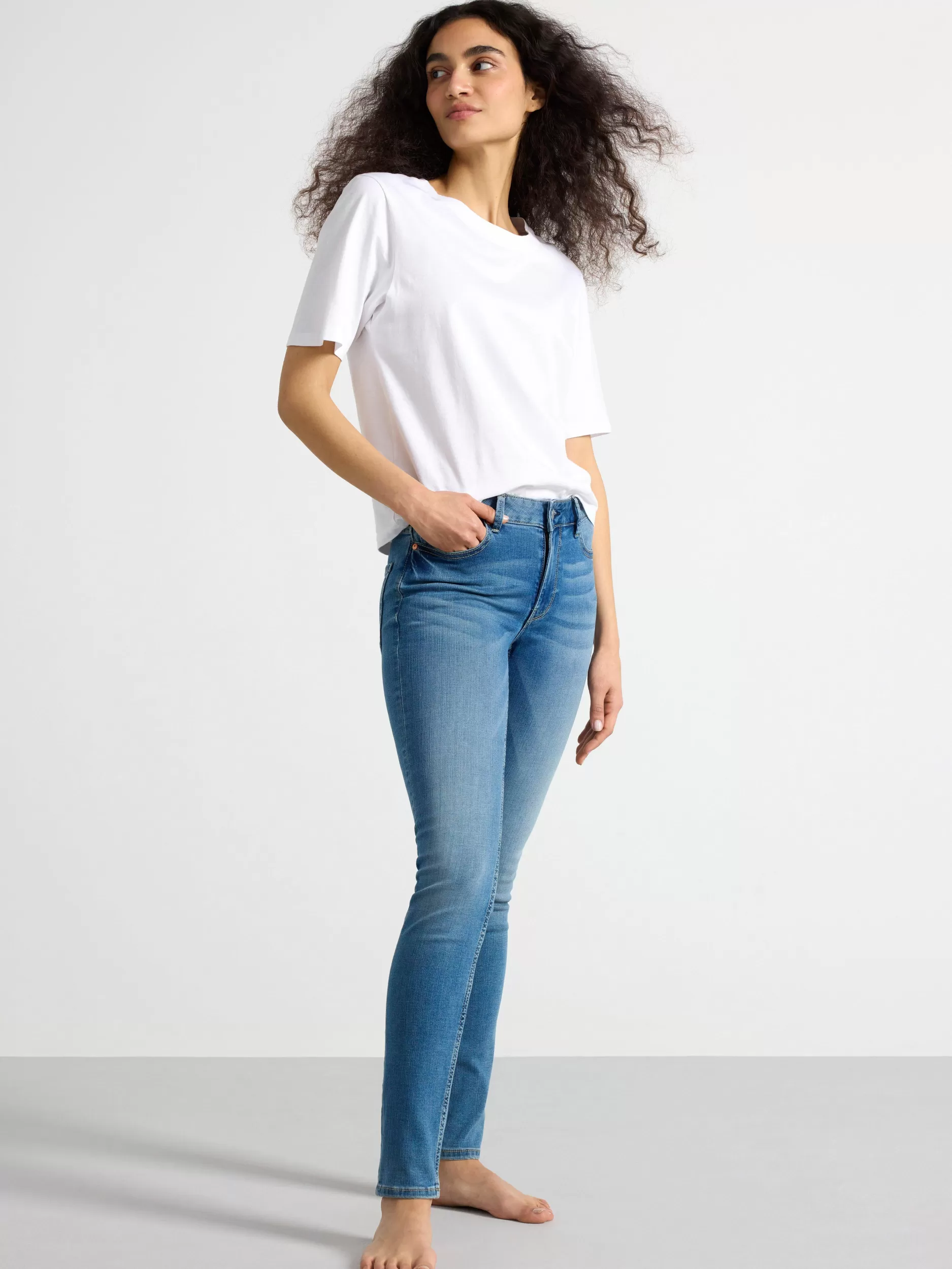 Lindex Jeans<Tova-Jeans I Smal Passform Denim Blue