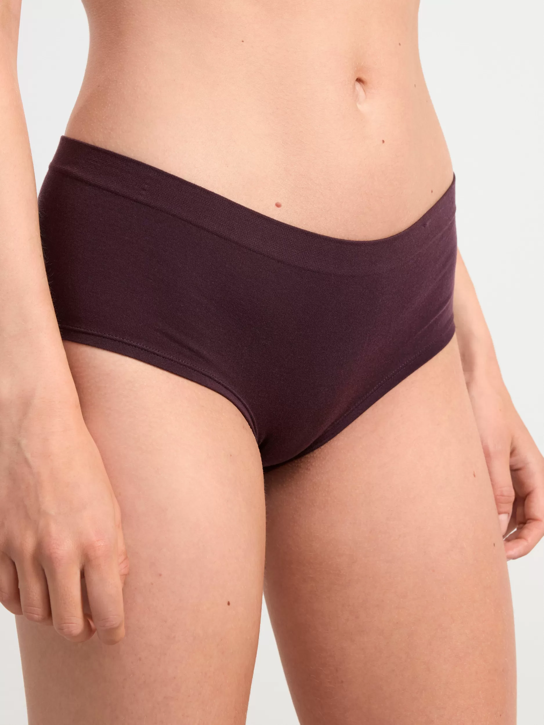 Lindex Truser<Truse Med Normalt Liv Dark Dusty Lilac