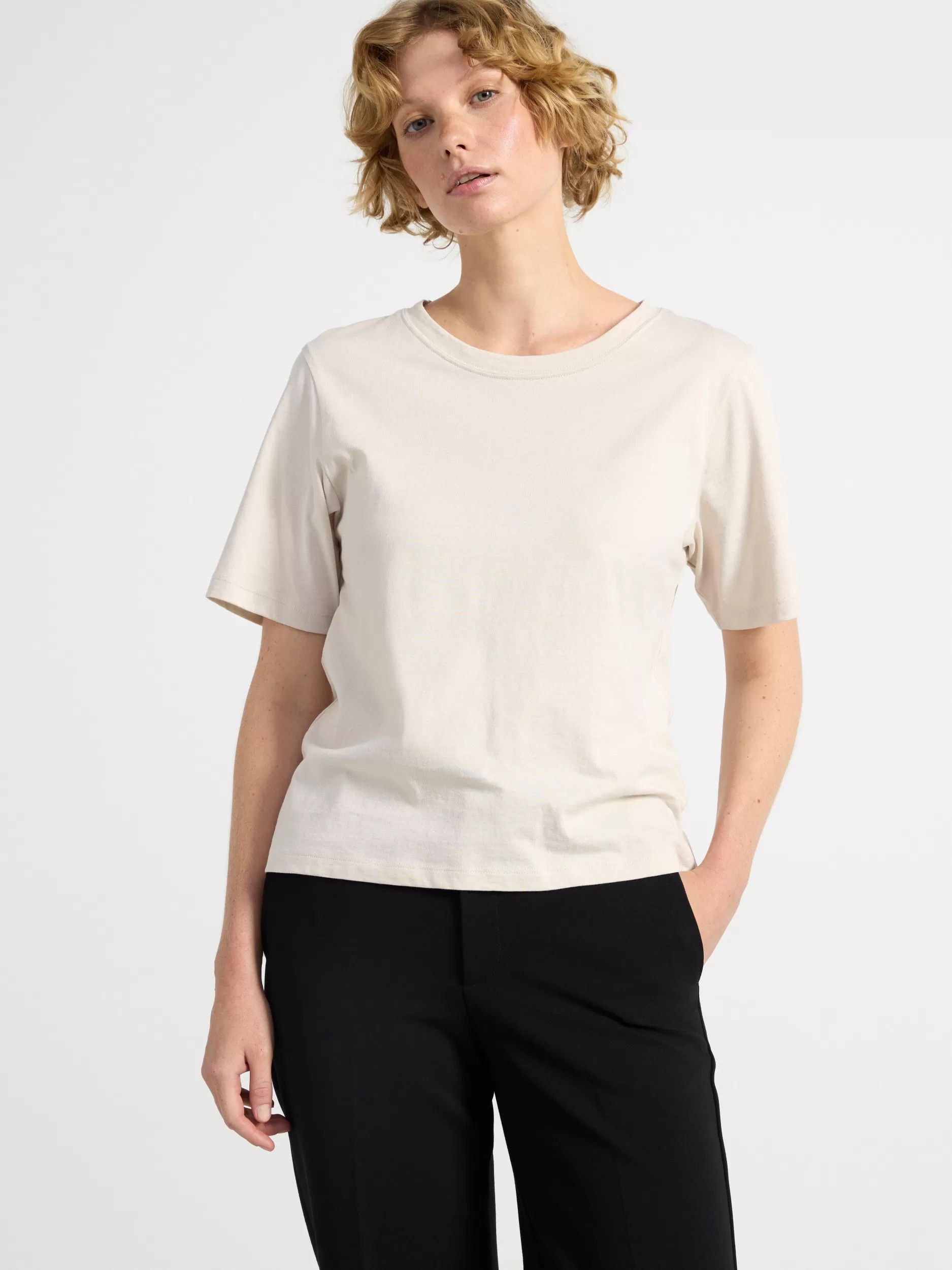 Lindex Topper & T-Skjorter<T-Skjørte Light Beige