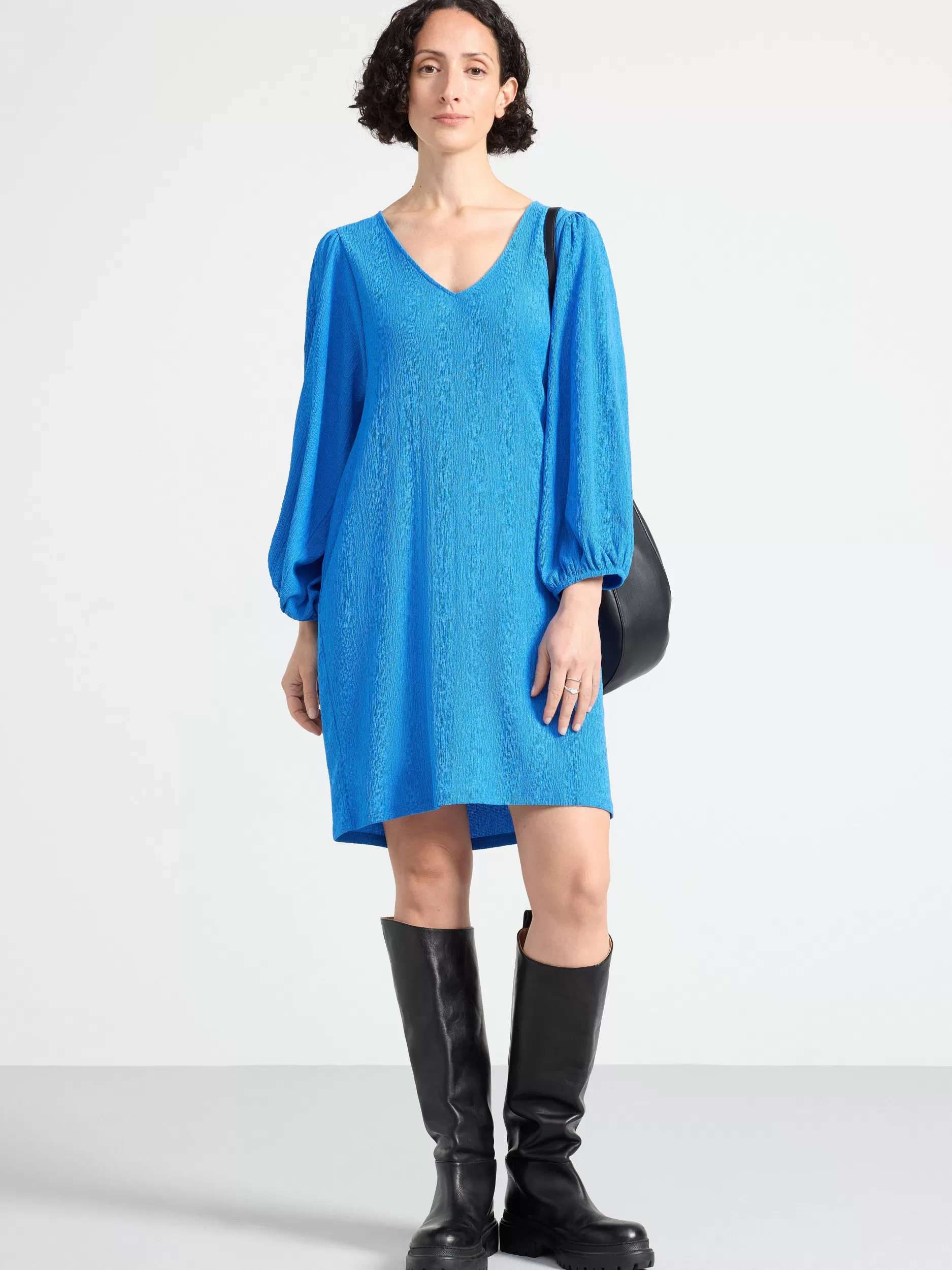 Lindex Kjoler<Tunika Med Puffermer Strong Blue
