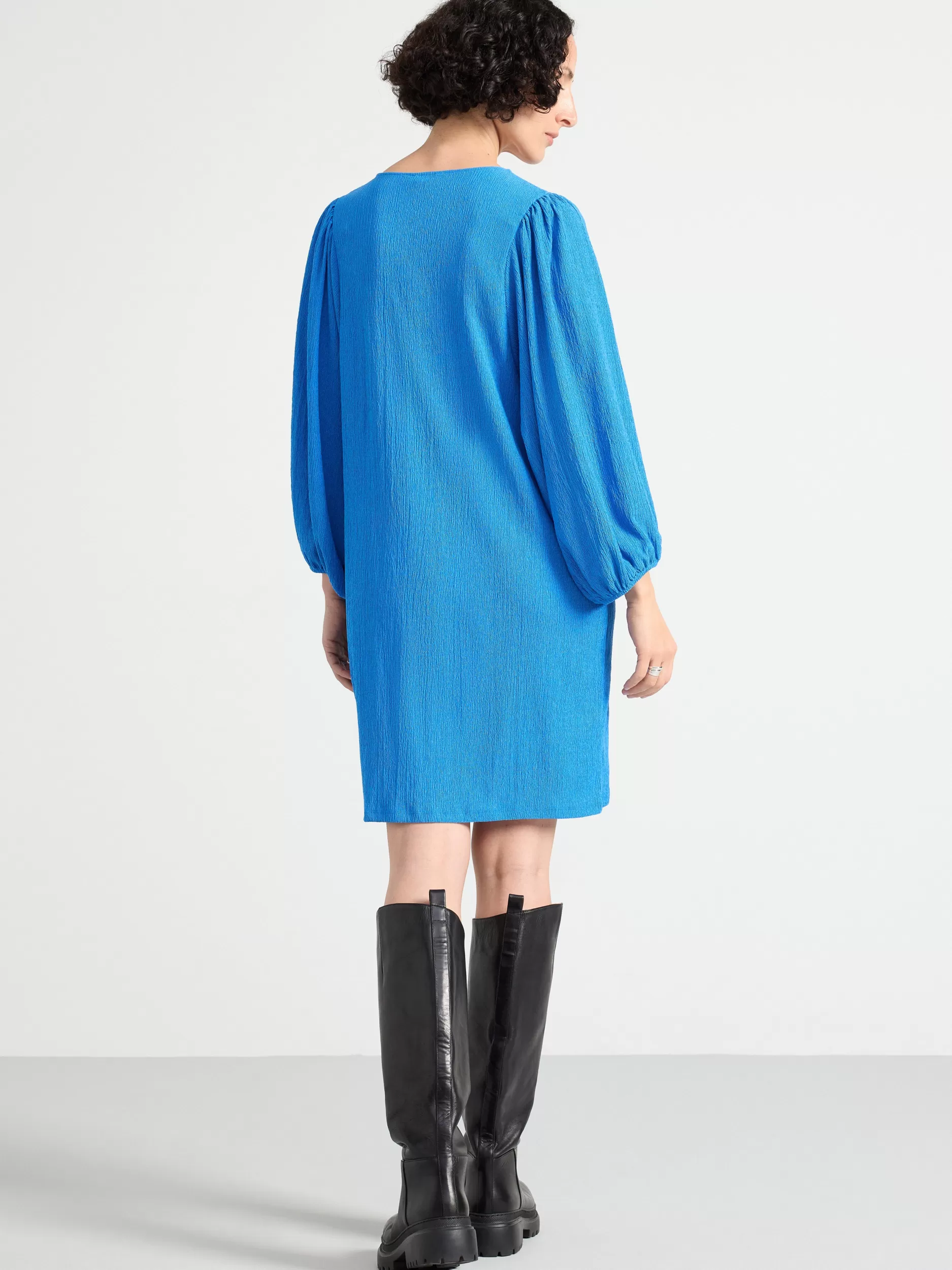Lindex Kjoler<Tunika Med Puffermer Strong Blue