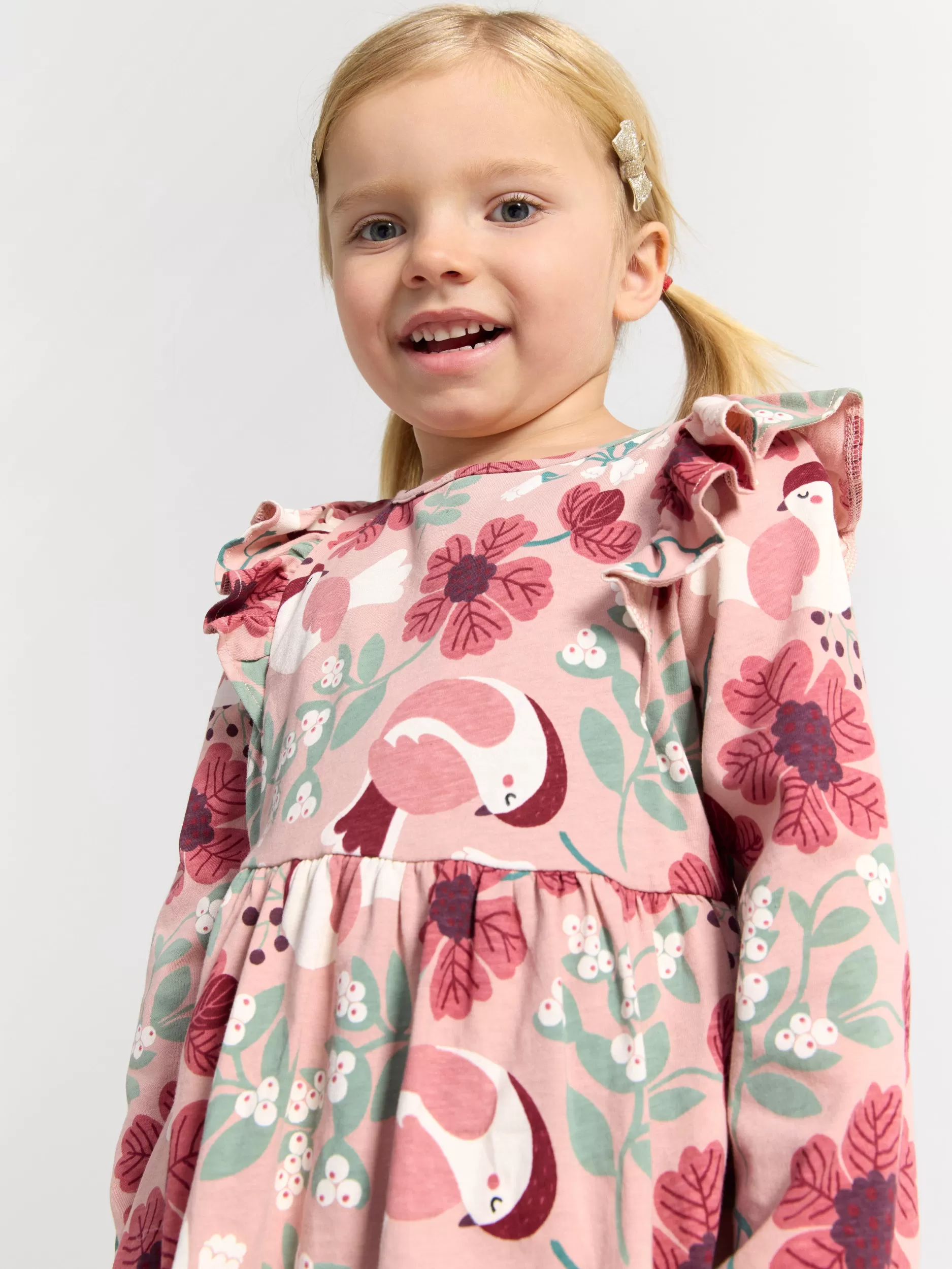 Lindex Kjoler<Tunika Med Trykk Dusty Pink