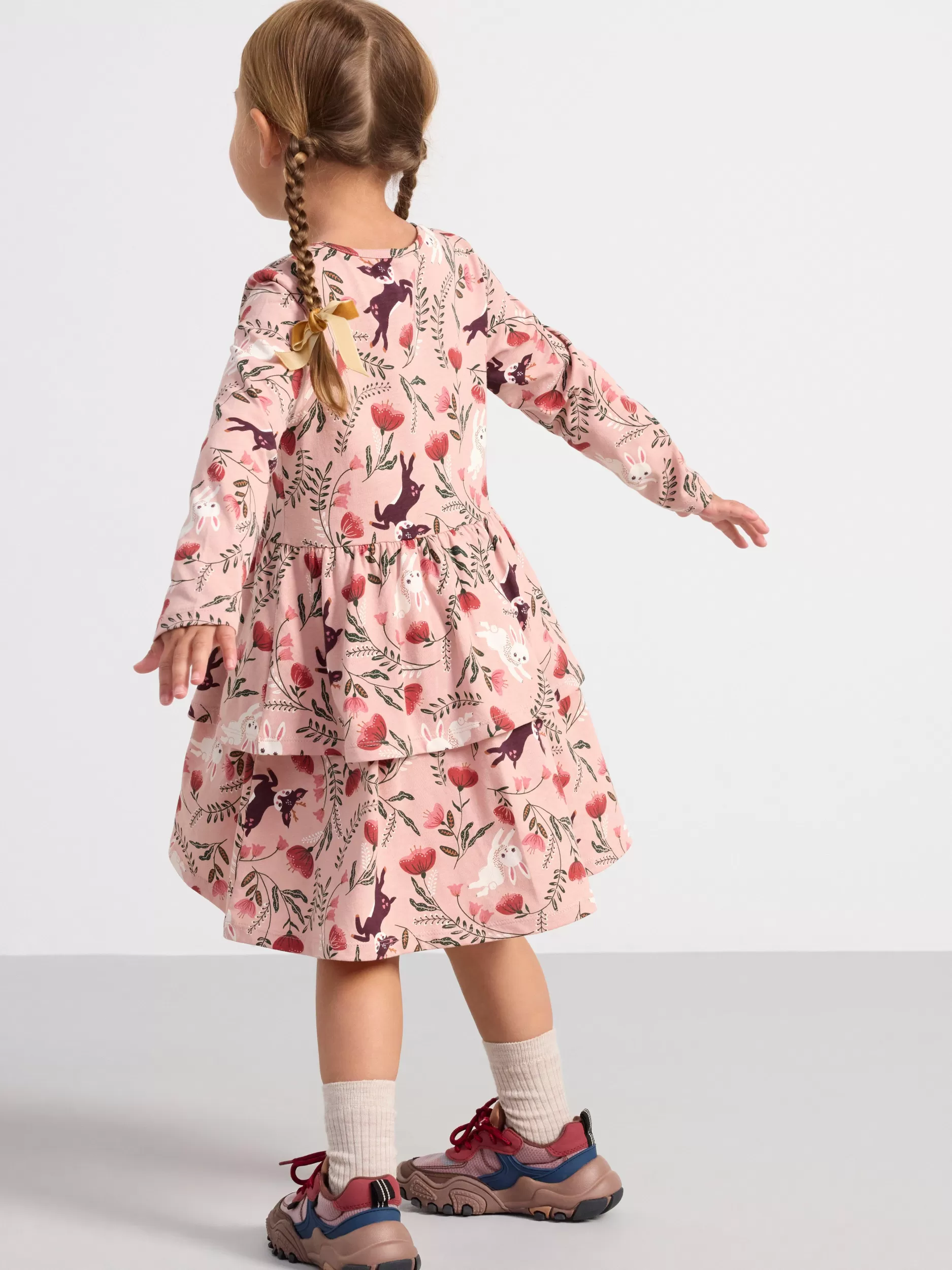 Lindex Kjoler<Tunika Med Trykk Dusty Pink