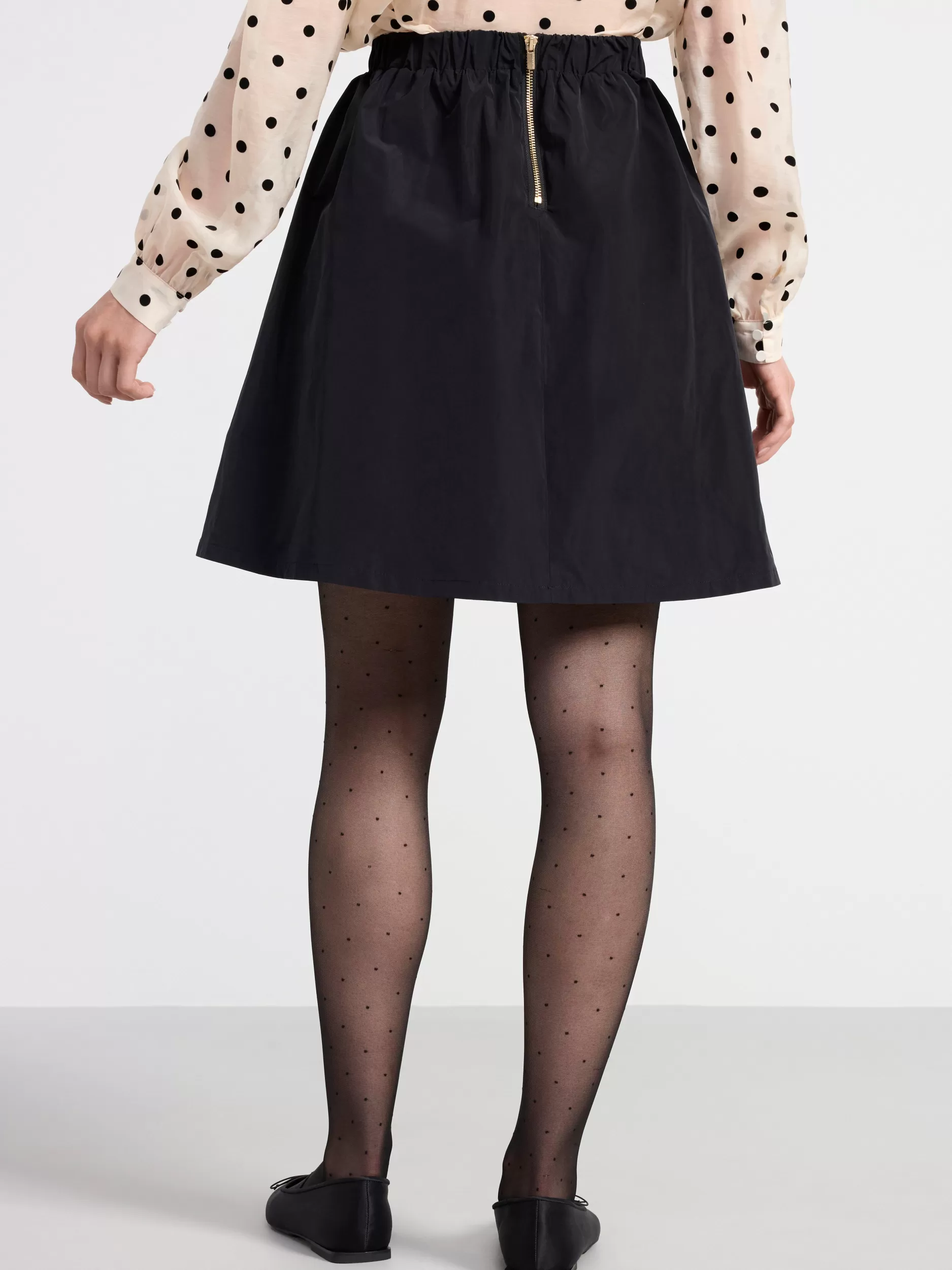 Lindex Skjørt<Utsvinget Skjørt Black