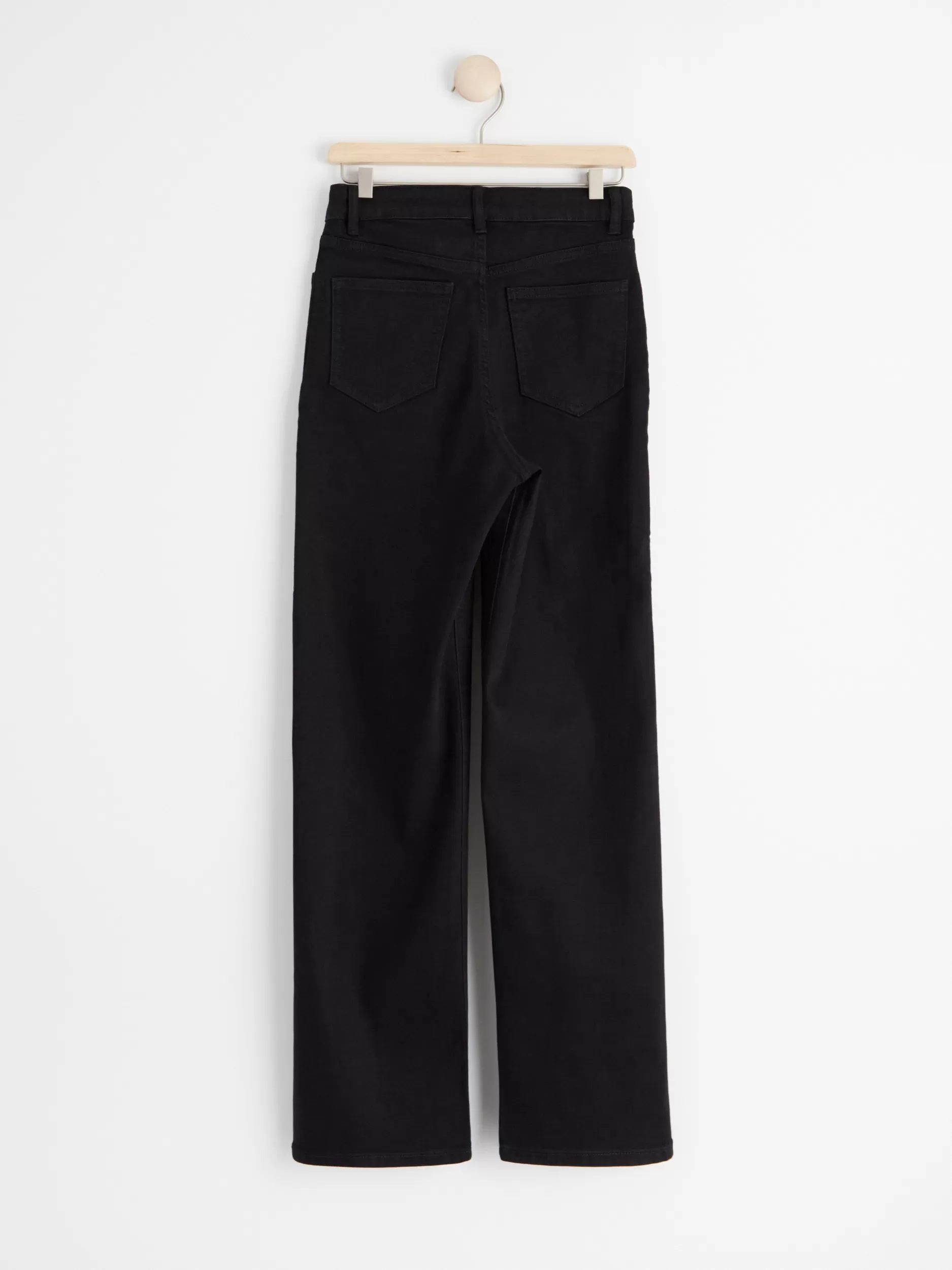 Lindex Jeans<Vanja Vide Jeans Med Hoyt Liv Black